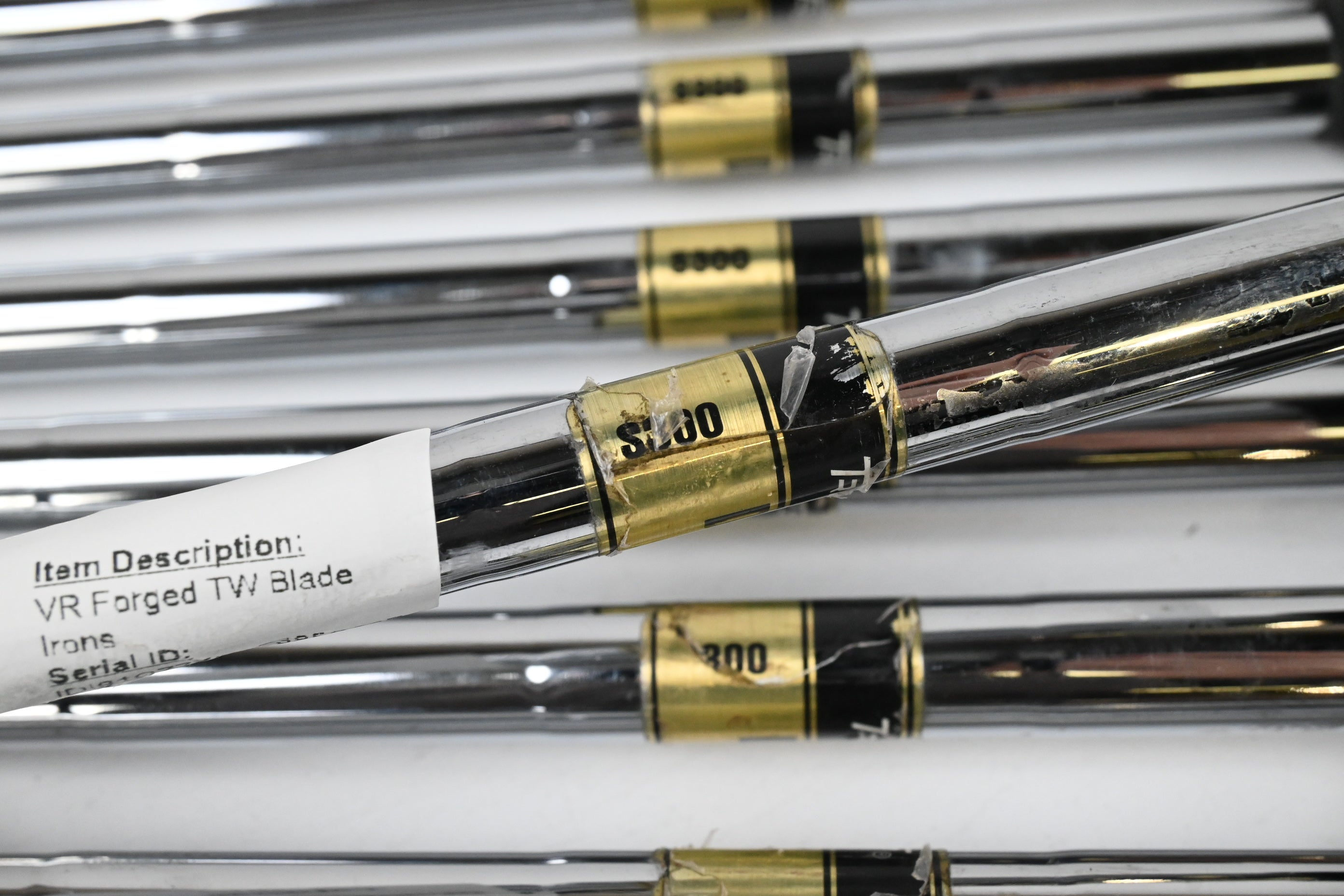 Nike VR Forged TW Blade Irons / 3-PW / Stiff Flex Dynamic Gold S300 Shafts