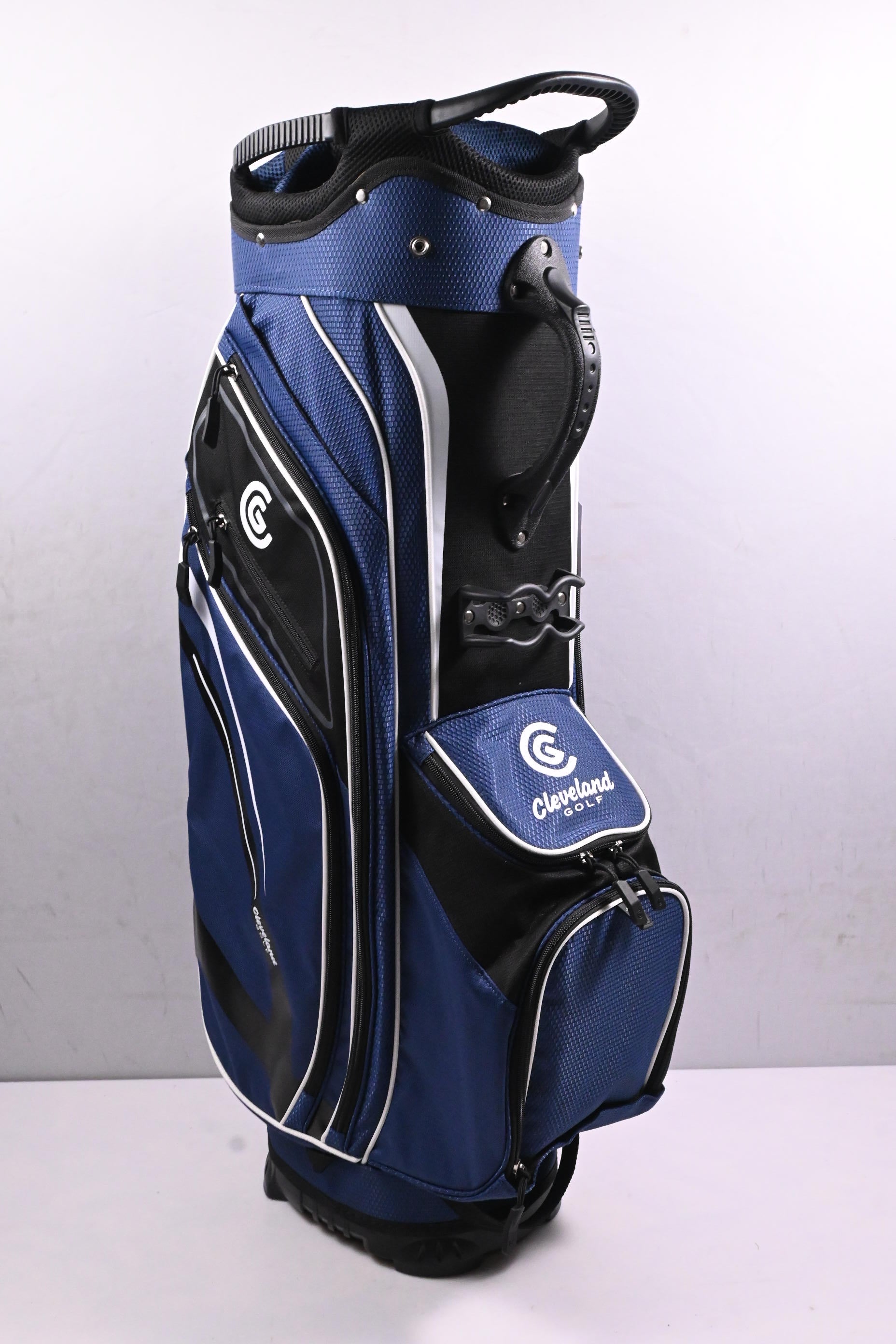 Cleveland Friday Cart Bag / 14-Way Divider / Black & Blue