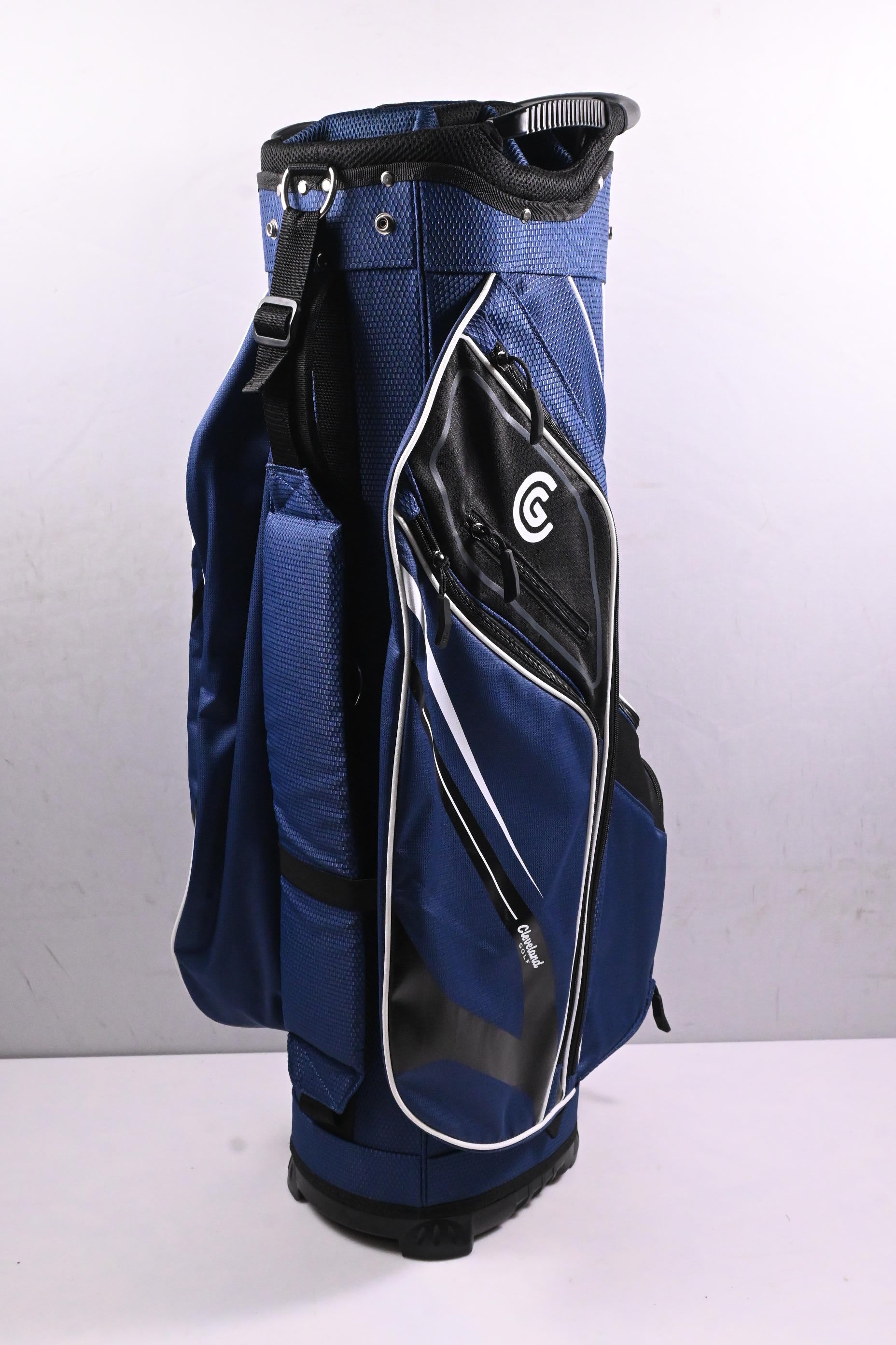 Cleveland Friday Cart Bag / 14-Way Divider / Black & Blue