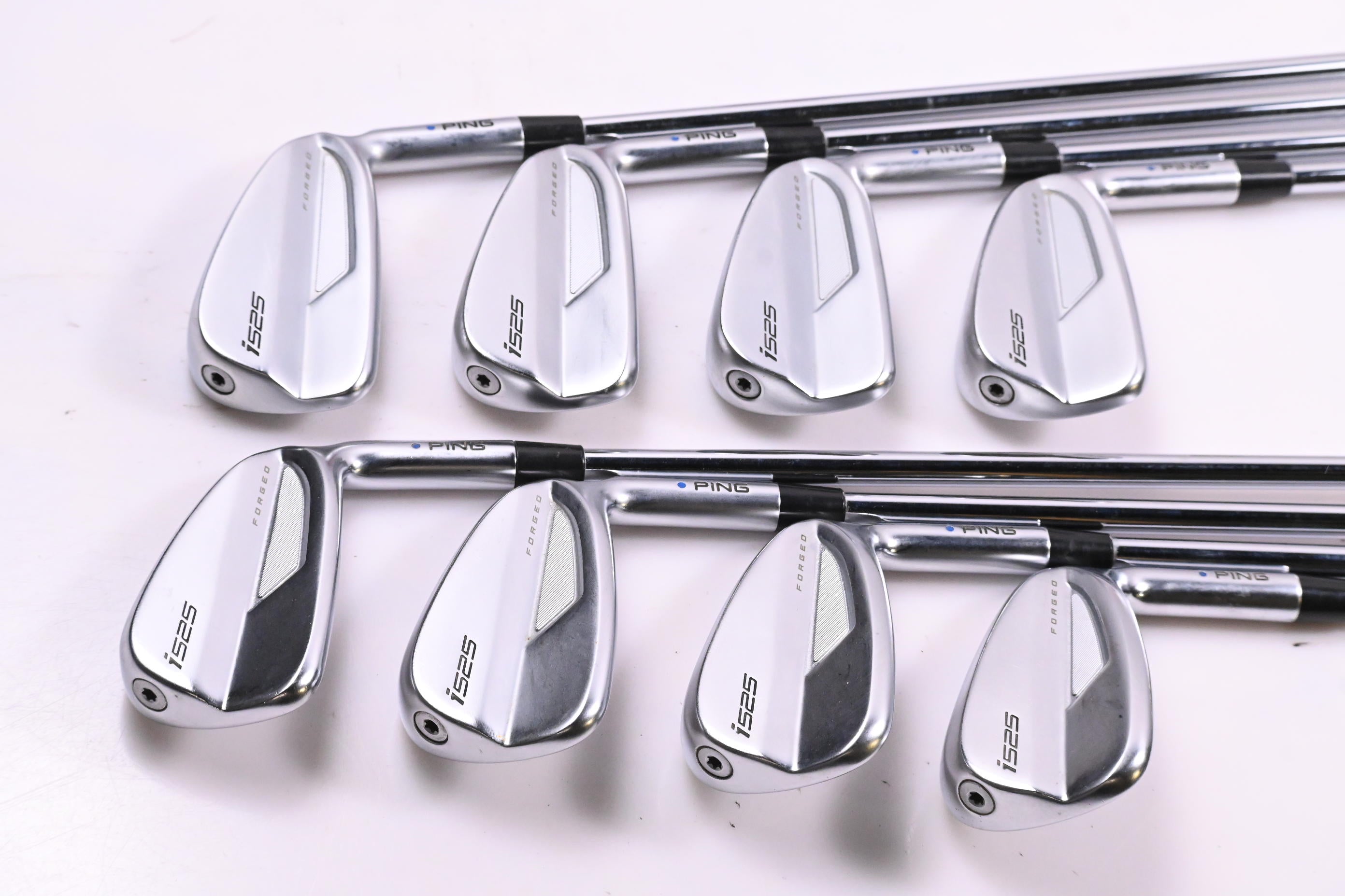 Ping i525 Irons / 3-PW / Blue Dot / Regular Flex NS Pro Modus 3 Tour 105 Shafts