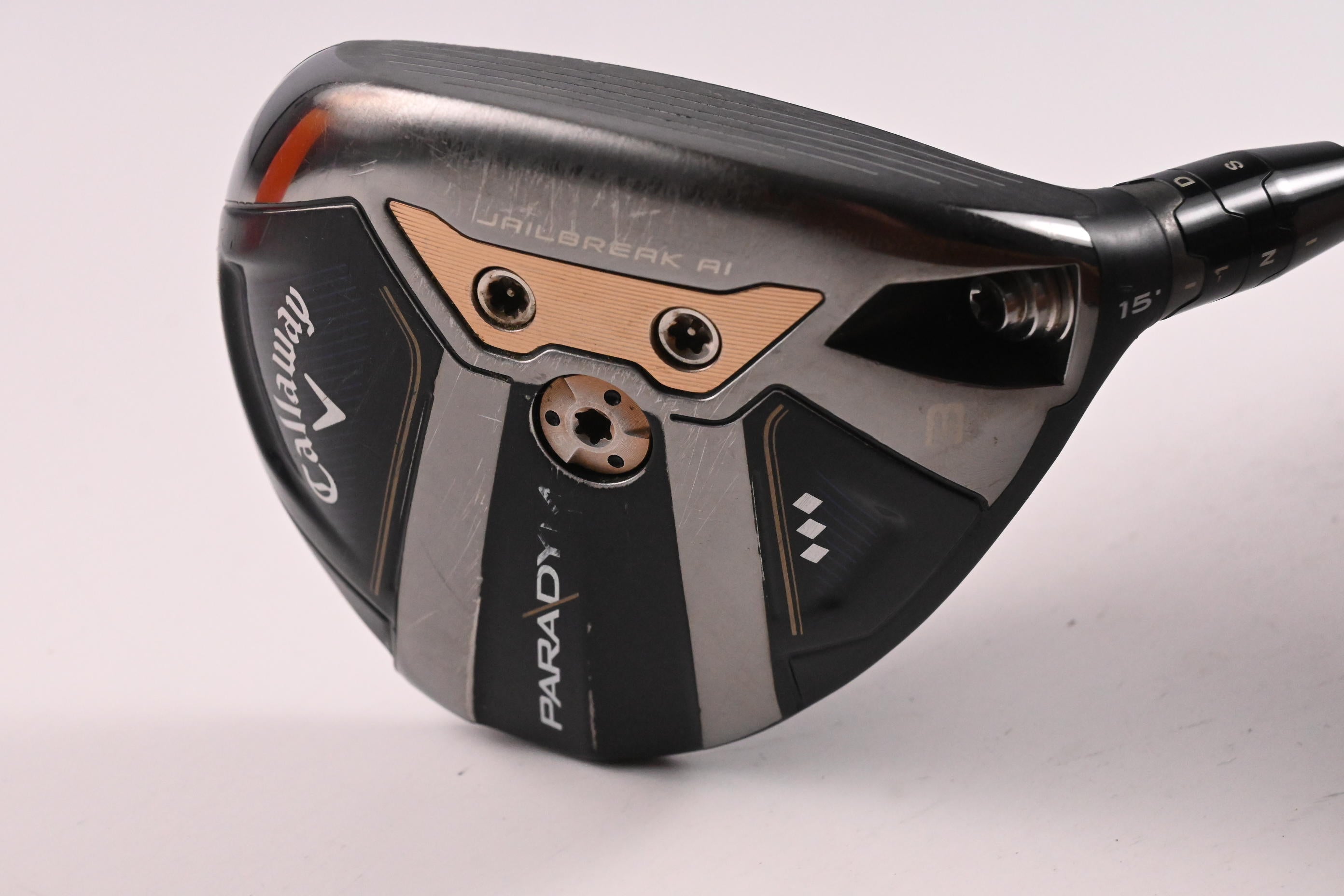 Callaway Paradym Triple Diamond #3 Wood / 15 Degree / Stiff Flex Kai'li Red 75