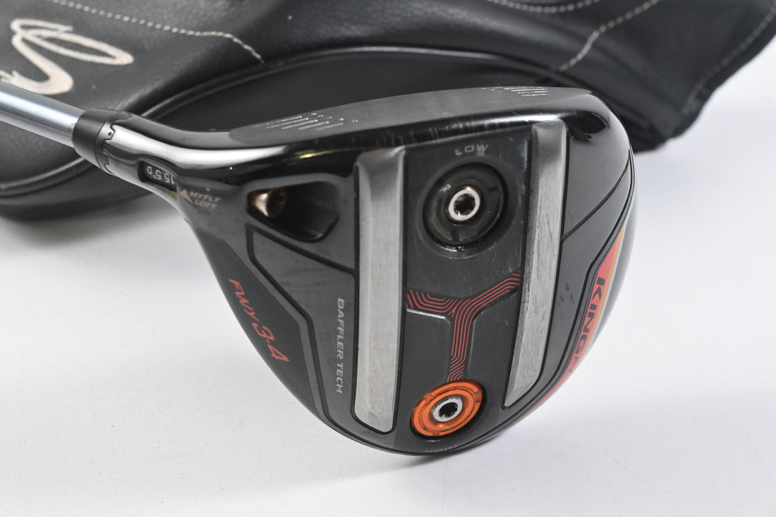 Left Hand Cobra King F7 #3-4 Wood / 13-16 Degree / Stiff Flex MFS White Tie X4