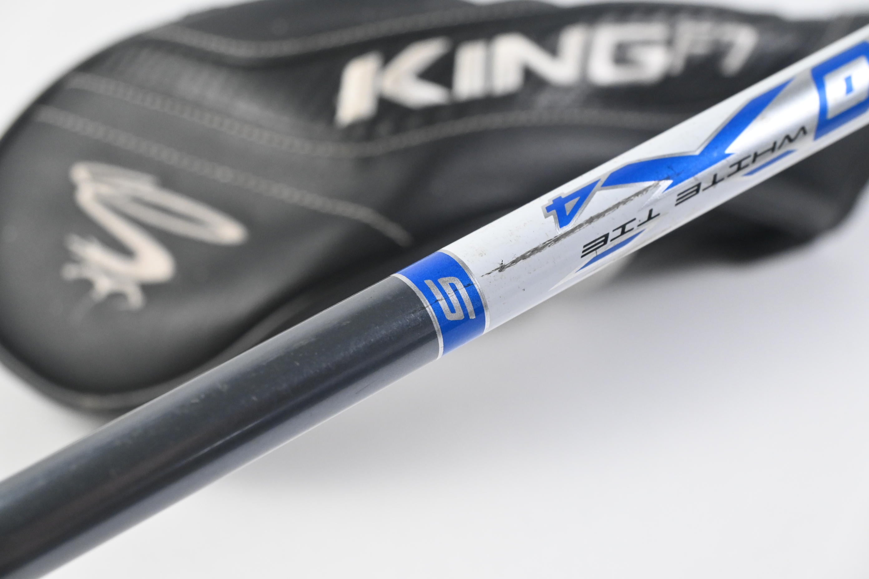 Left Hand Cobra King F7 #3-4 Wood / 13-16 Degree / Stiff Flex MFS White Tie X4