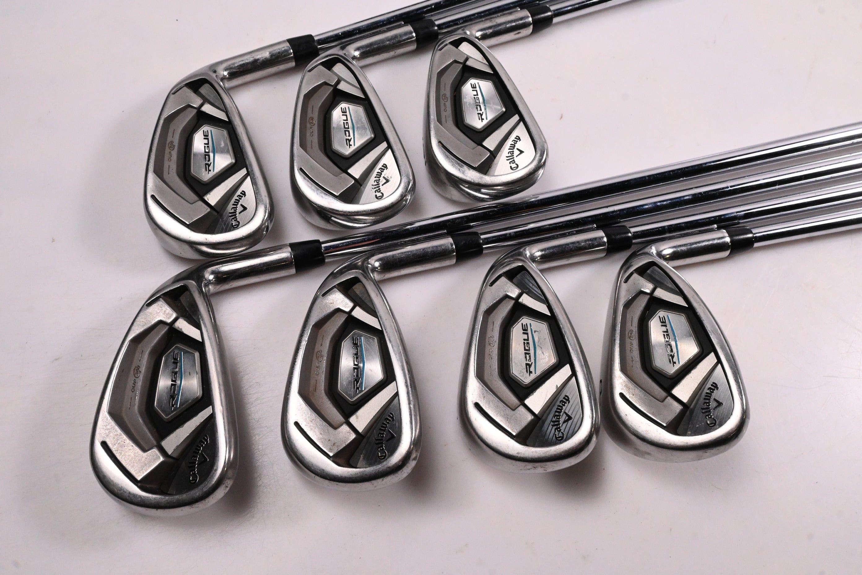 Callaway Rogue Irons / 4-PW / Stiff Flex Project X Precision Shafts