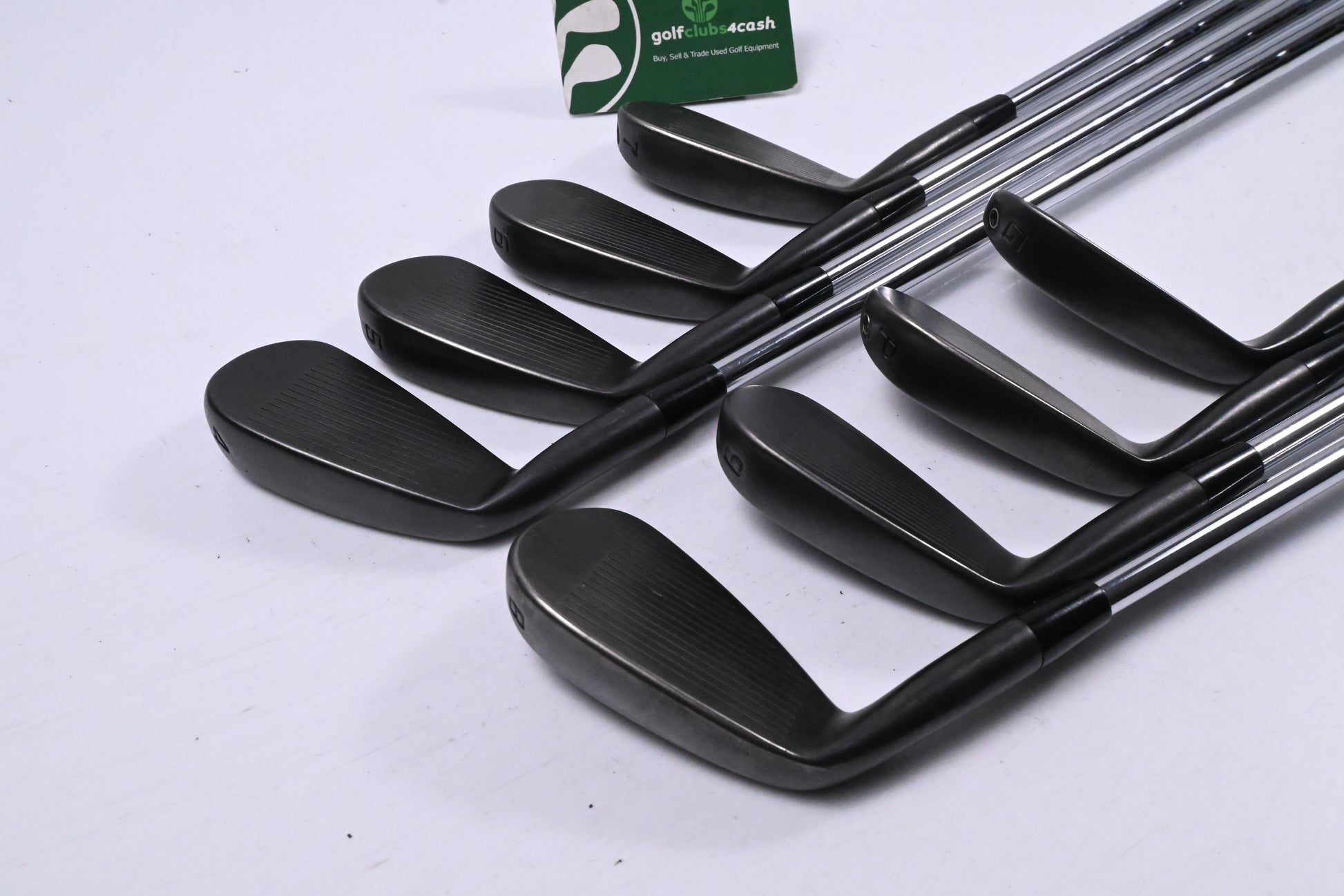 Cobra King Forged Tec 2023 Black Irons / 4-PW+GW / Stiff Flex KBS $-Taper Lite