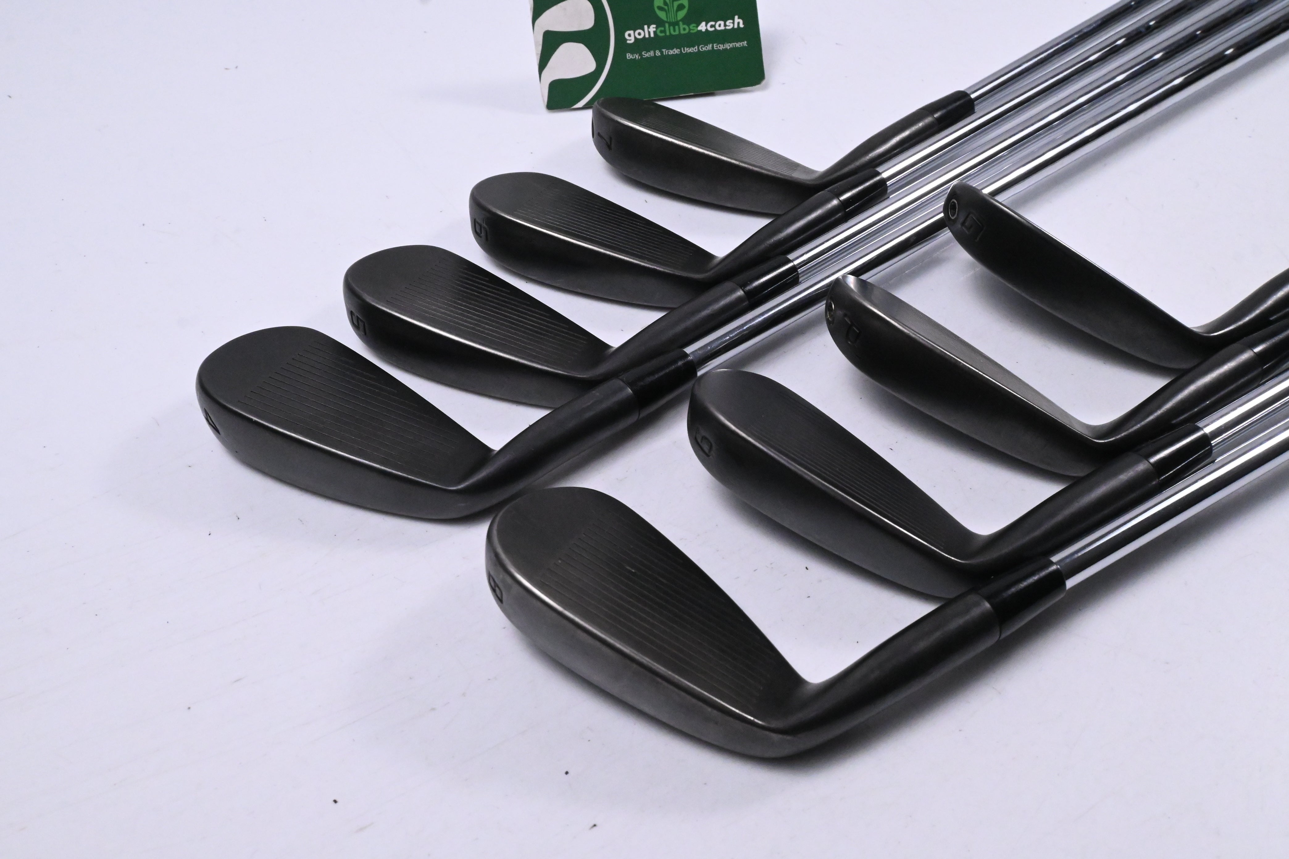Cobra King Forged Tec 2023 Black Irons / 4-PW+GW / Stiff Flex KBS $-Taper Lite