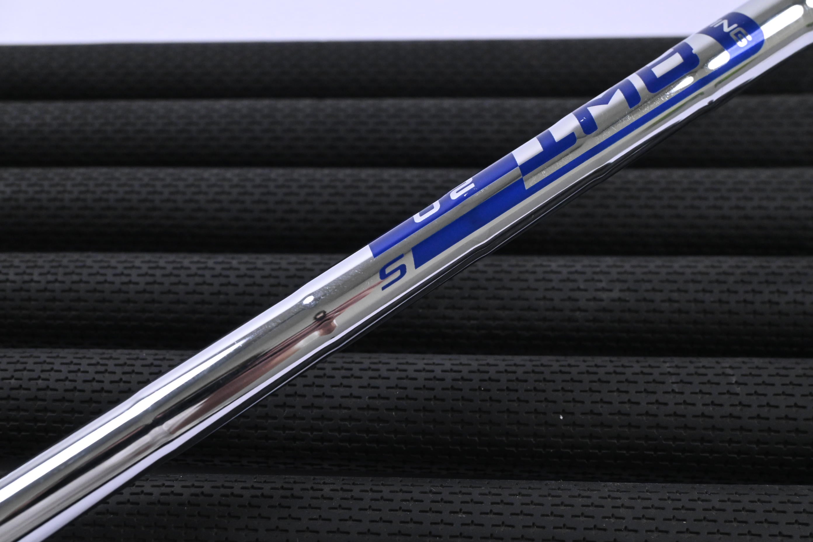 Left Hand Ping G430 Irons / 5-PW+GW / Green Dot / Stiff Flex Ping AWT 2.0 Shafts