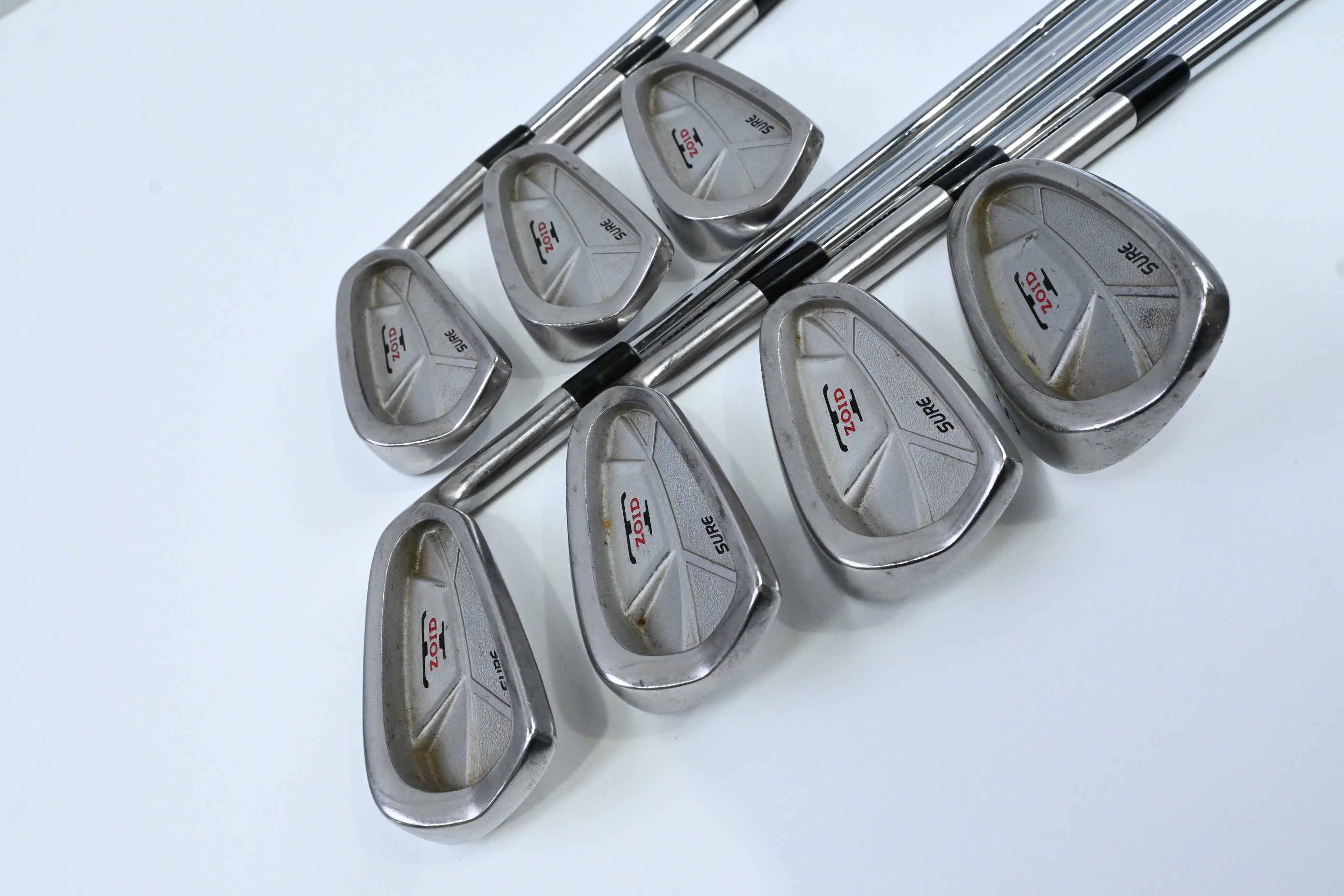 Mizuno T-Zoid Sure Irons / 4-9+PW / Regular Flex Gold Plus R400 Shafts