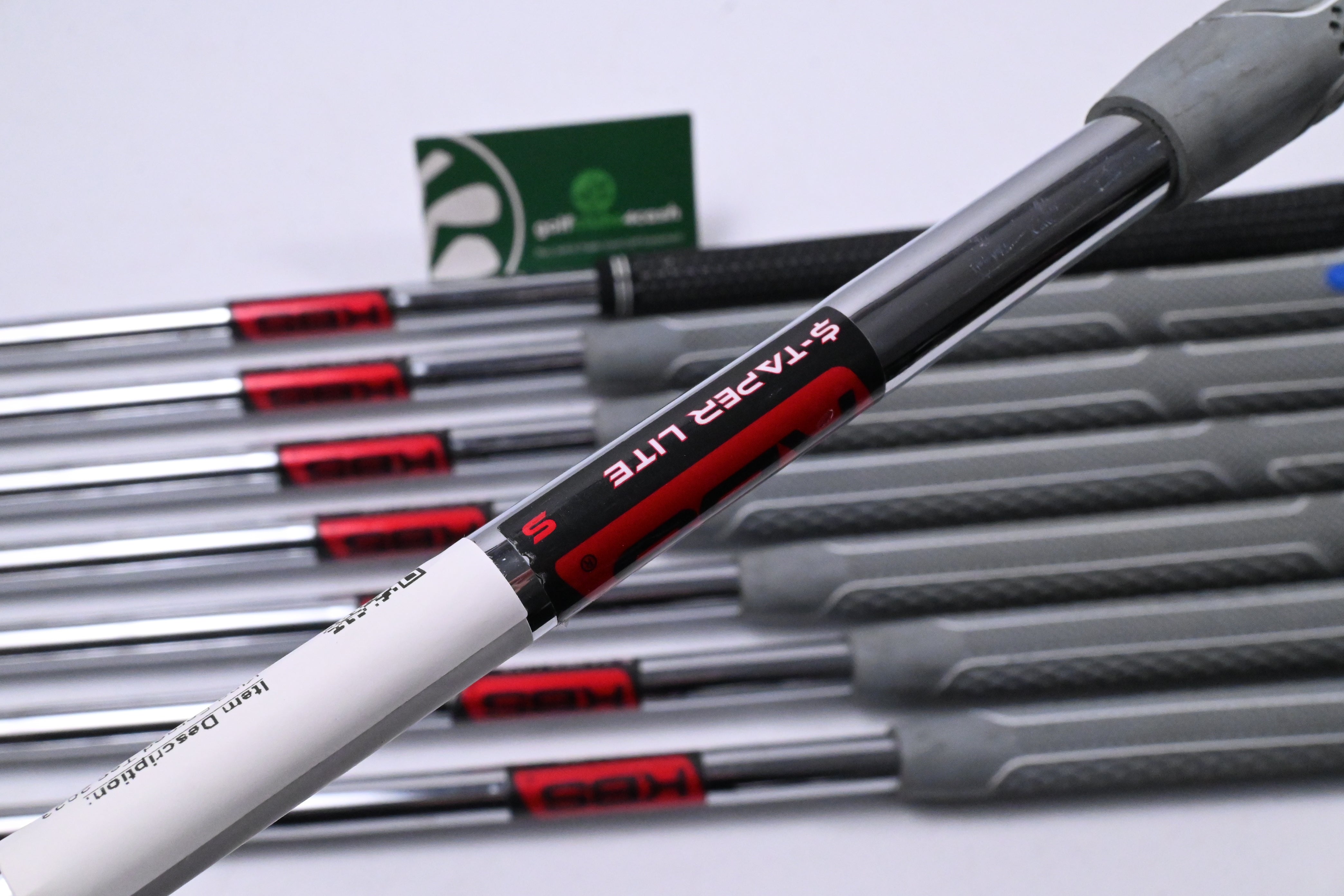 Cobra King Forged Tec 2023 Black Irons / 4-PW+GW / Stiff Flex KBS $-Taper Lite