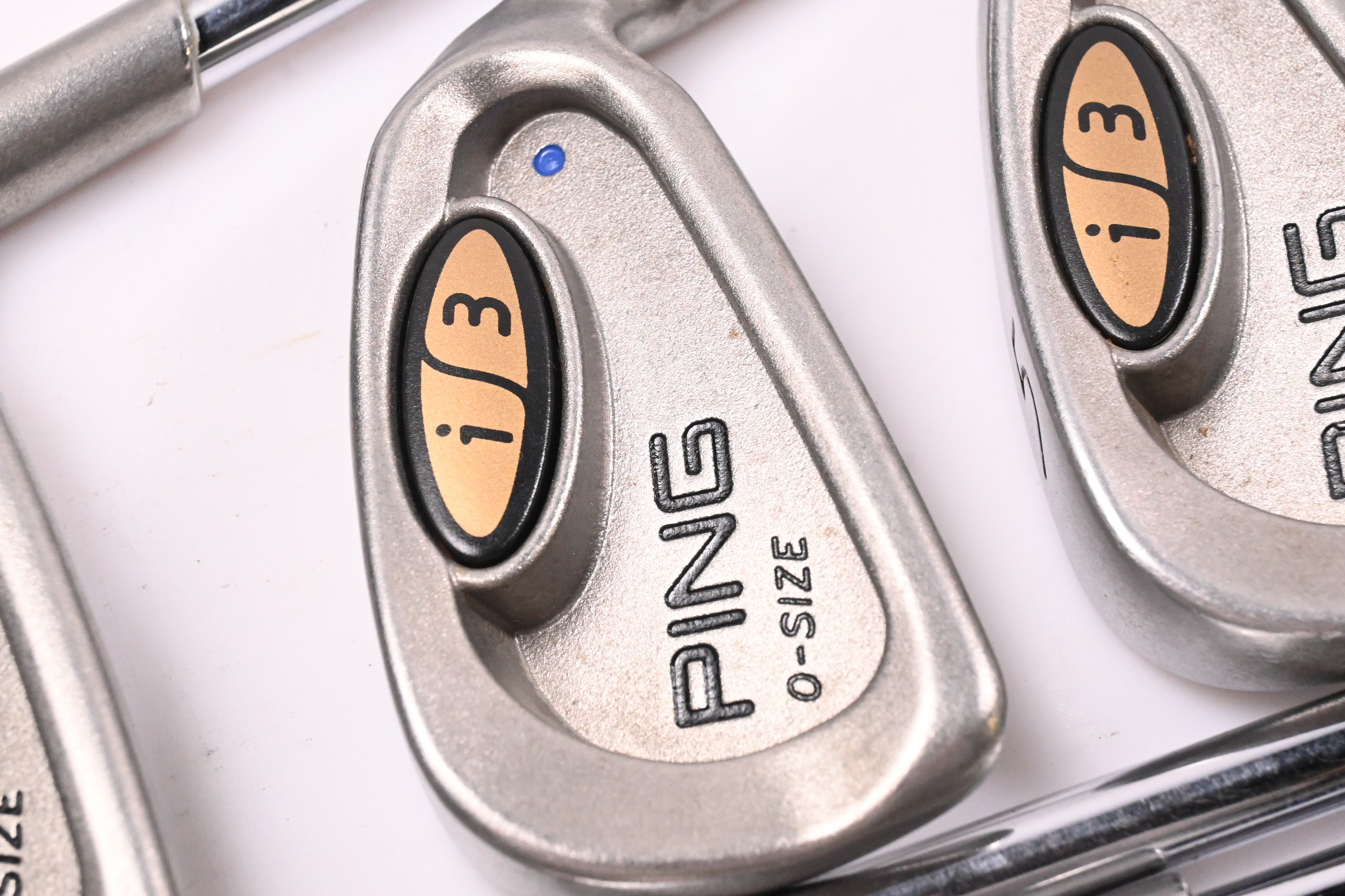 Ping i3 O-Size Irons / 3-PW+SW / Blue Dot / Regular Flex Ping Cushin JZ Blue