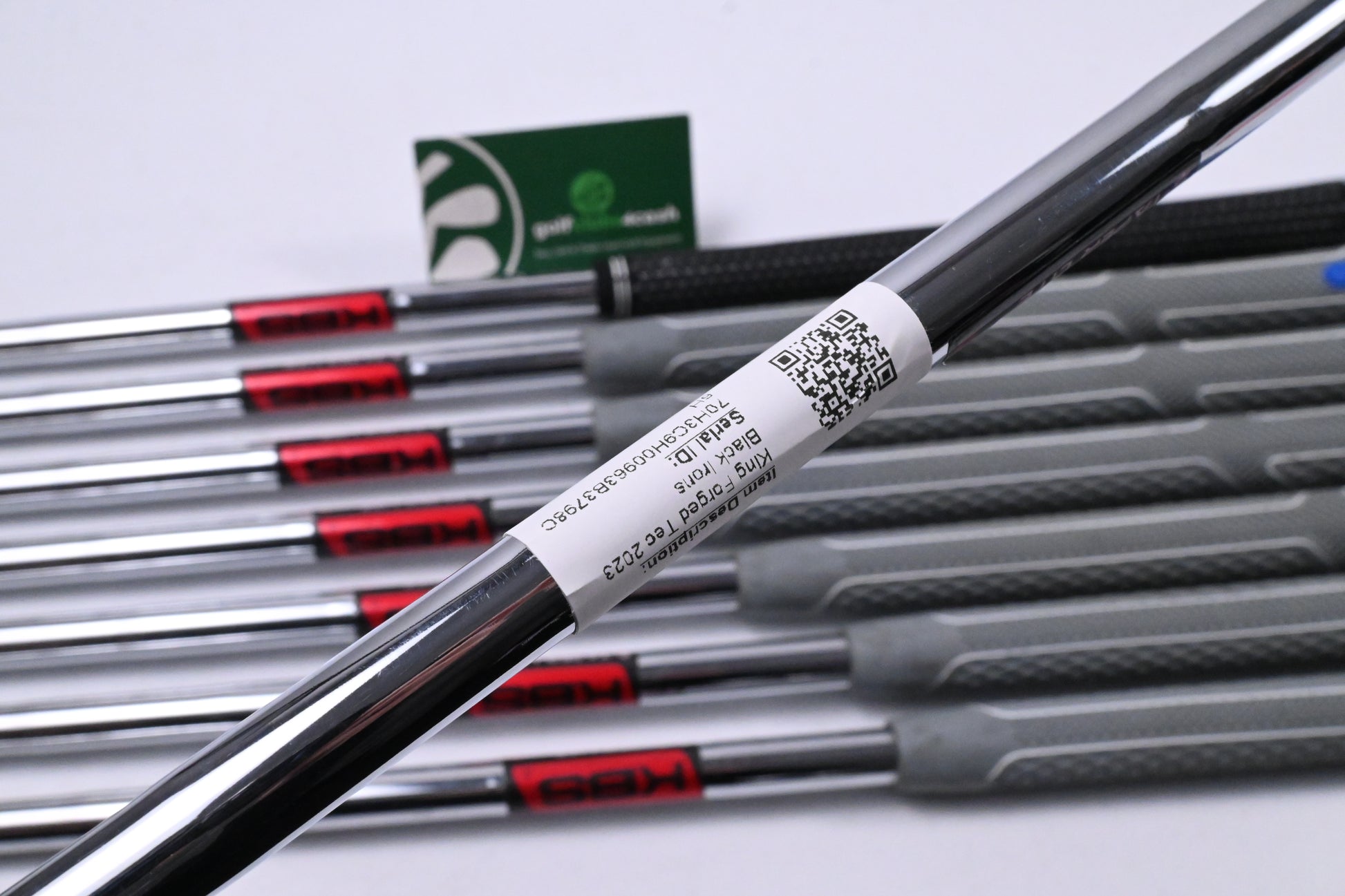 Cobra King Forged Tec 2023 Black Irons / 4-PW+GW / Stiff Flex KBS $-Taper Lite