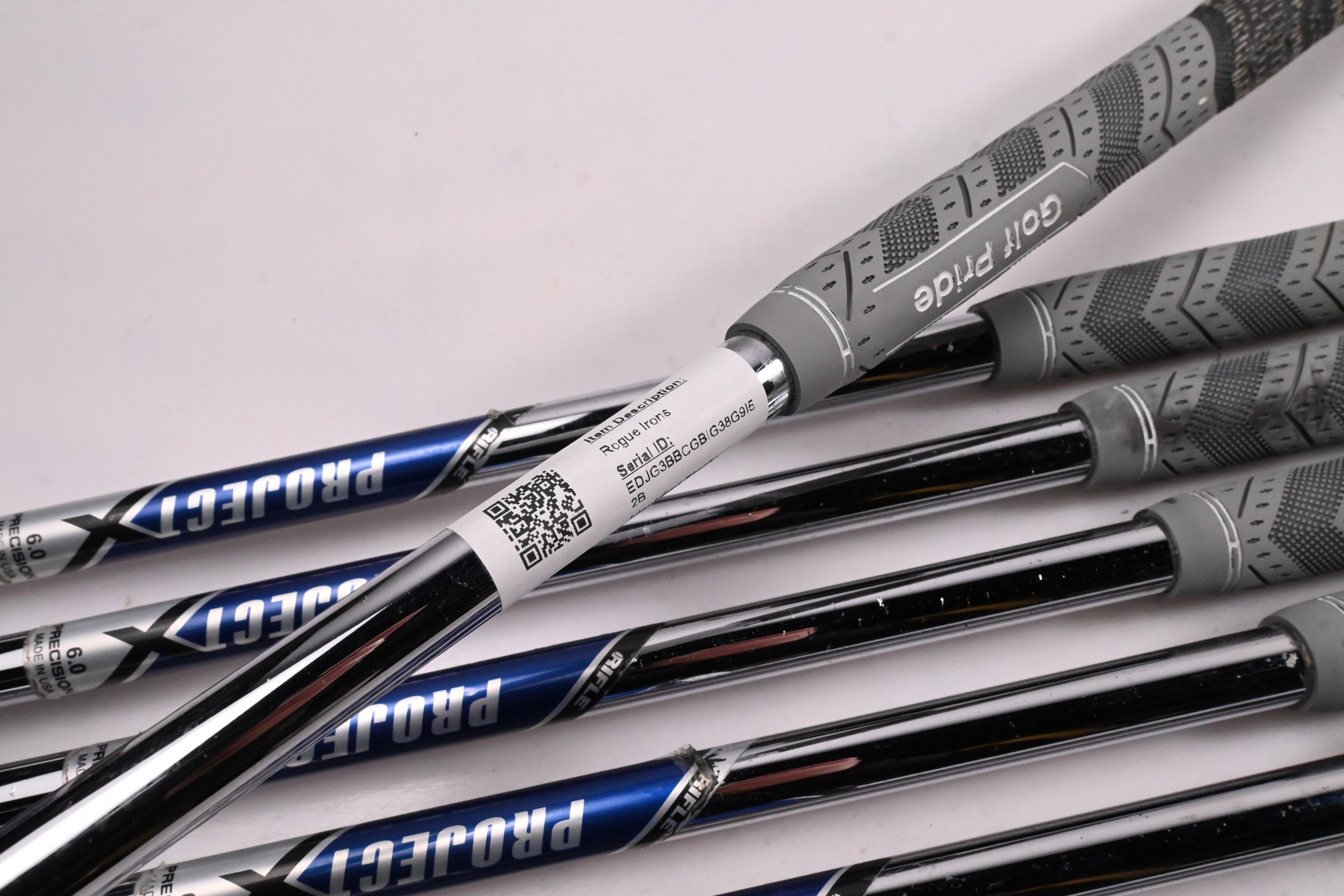 Callaway Rogue Irons / 4-PW / Stiff Flex Project X Precision Shafts