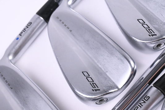 Ping i500 Irons / 4-PW / Blue Dot / Stiff Flex Dynamic Gold 120 S300 Shafts