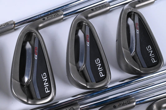 Ping G25 Irons / 4-PW+SW / Black Dot / Regular Flex Ping CFS Steel Shafts