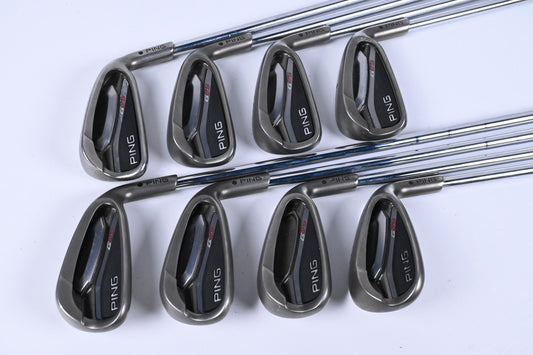 Ping G25 Irons / 4-PW+SW / Black Dot / Regular Flex Ping CFS Steel Shafts
