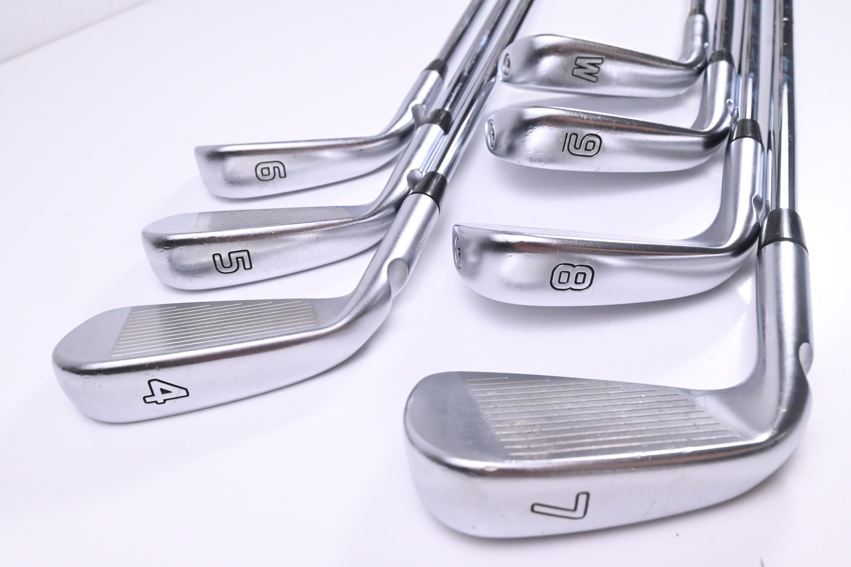 Ping i500 Irons / 4-PW / Blue Dot / Stiff Flex Dynamic Gold 120 S300 Shafts