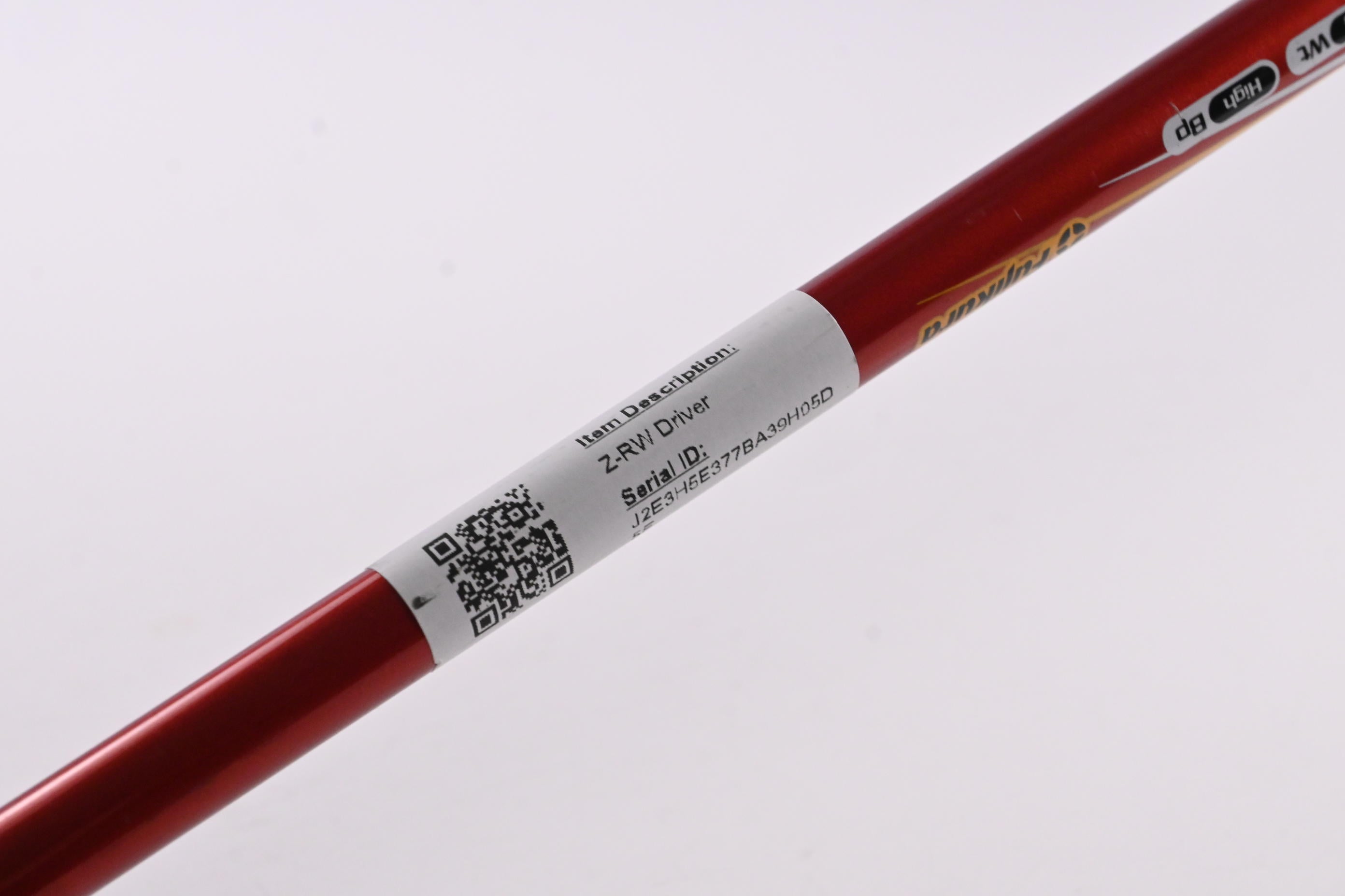 Srixon Z-RW Driver / 10.5 Degree / Regular Flex Fujikura SV-3014 63 Shaft
