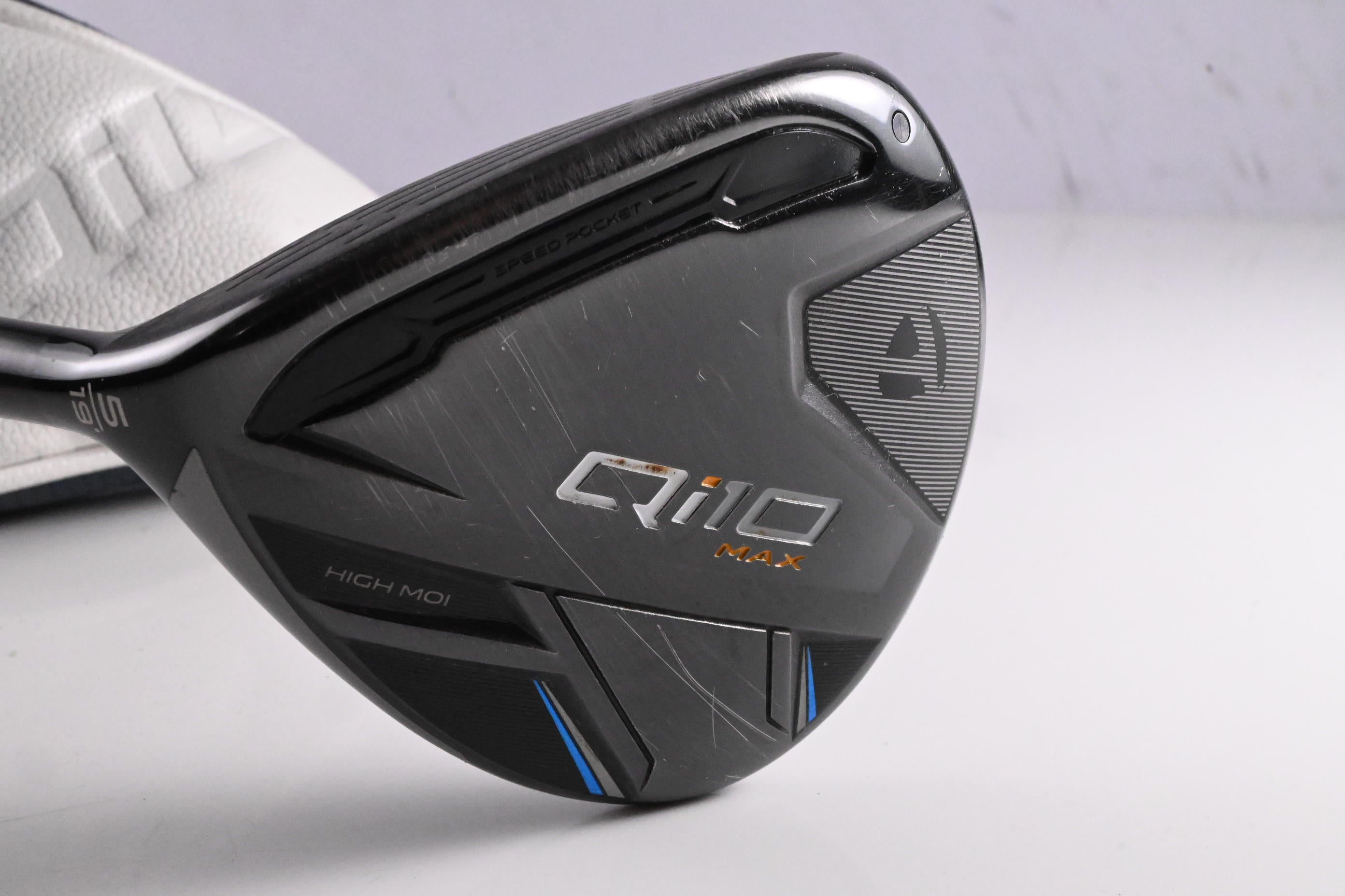 Left Hand Taylormade Qi10 Max #5 Wood / 19 Degree / Senior Flex Speeder NX TCS
