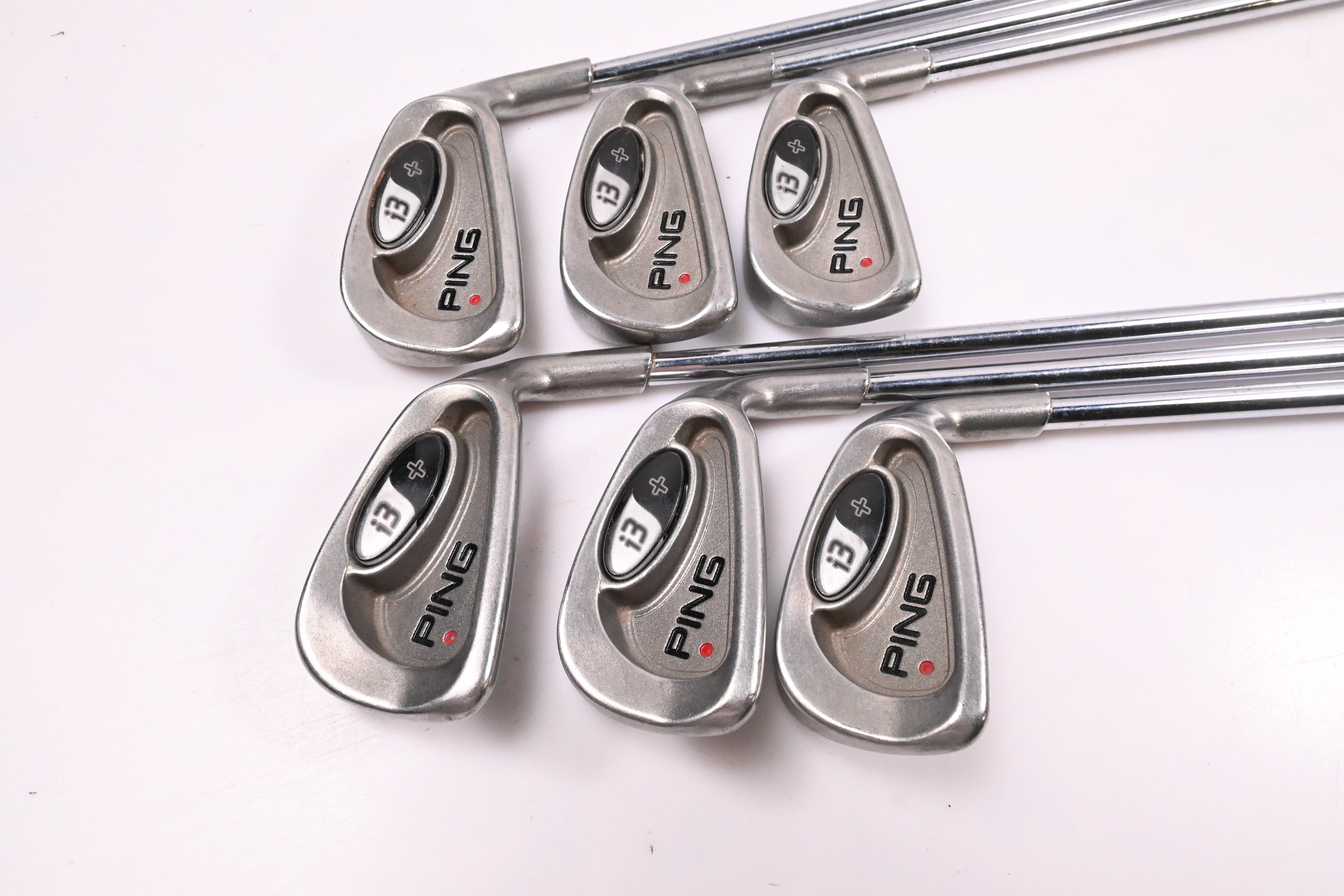 Ping i3+ Irons / 3-8i / Red Dot / Stiff Flex Ping Steel Shafts