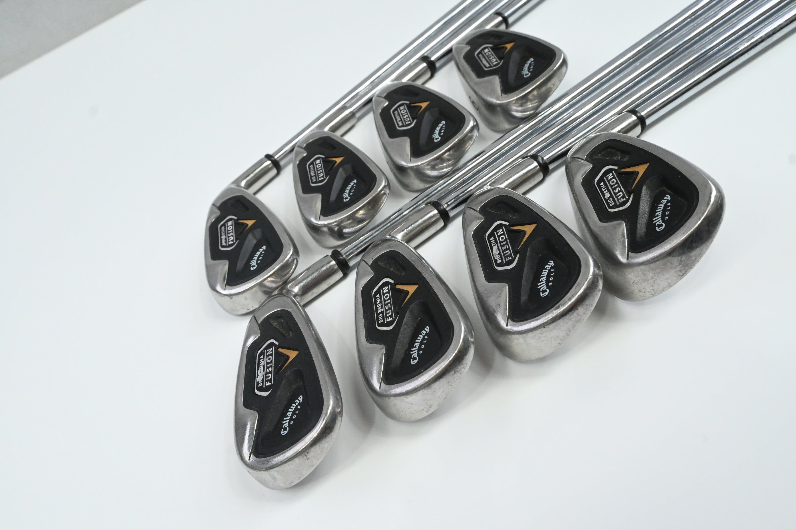 Callaway Big Bertha Fusion Irons / 3-PW / Uniflex NS Pro 990 Shafts
