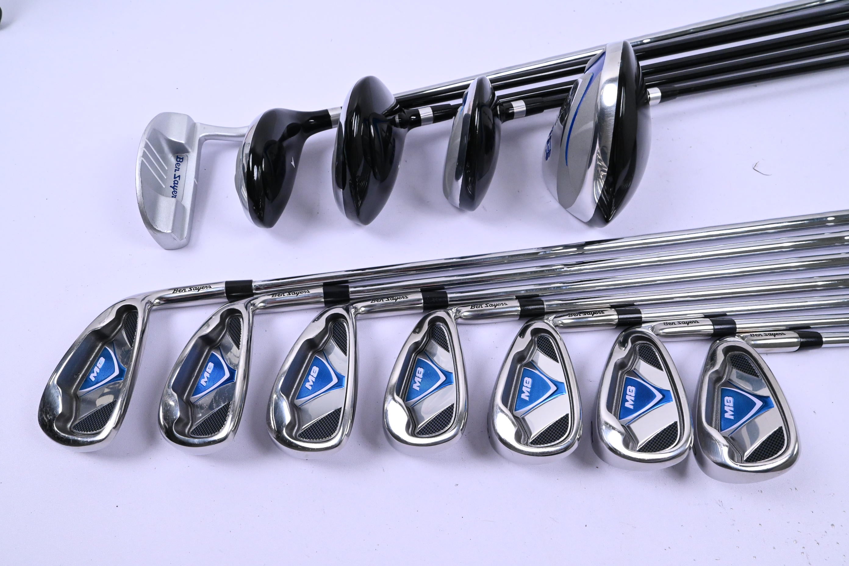 Ben Sayers M8 Package Set / Woods, Hybrid, Irons, Putter & Bag