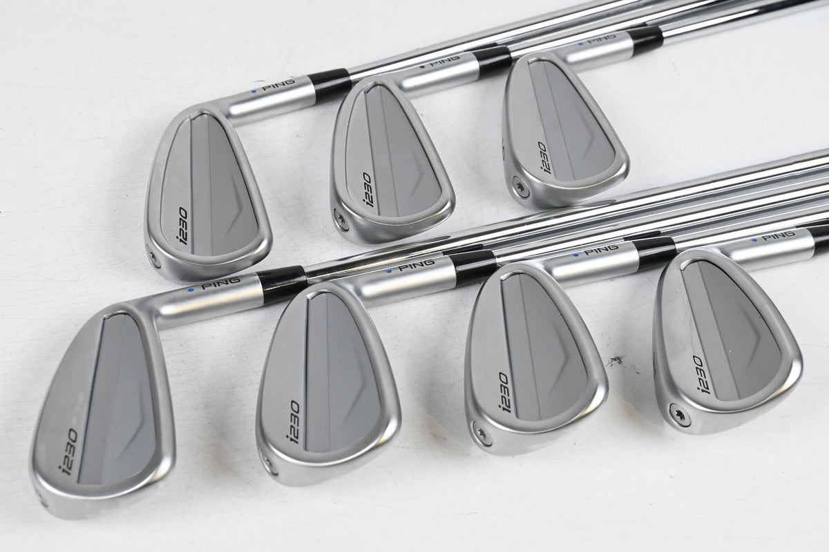 Ping i230 Irons / 4-PW / Blue Dot / Stiff Flex Dynamic Gold 120 Shafts