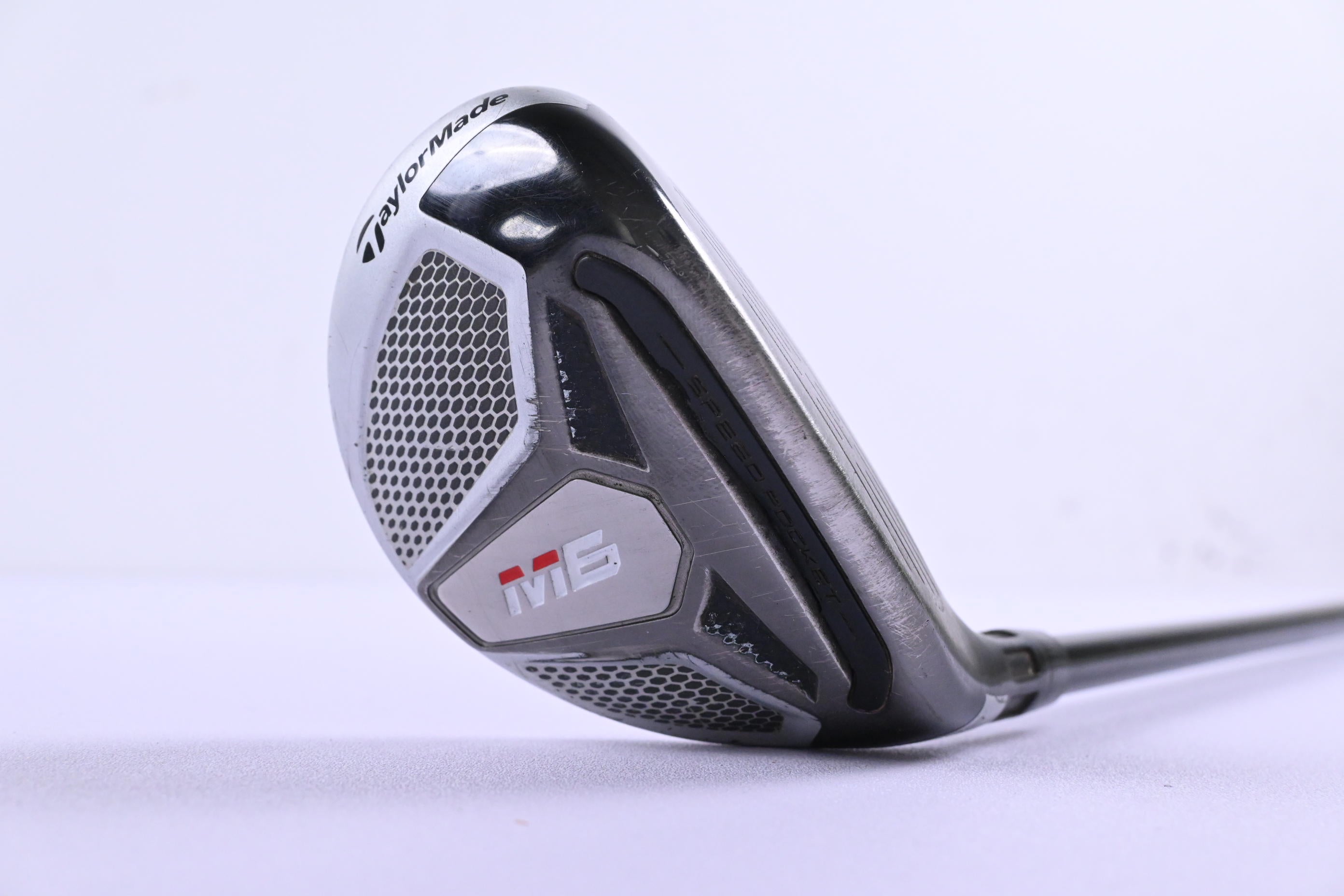 Taylormade M6 #3 Hybrid / 19 Degree / Stiff Flex Fujikura Atmos Orange 7 Shaft