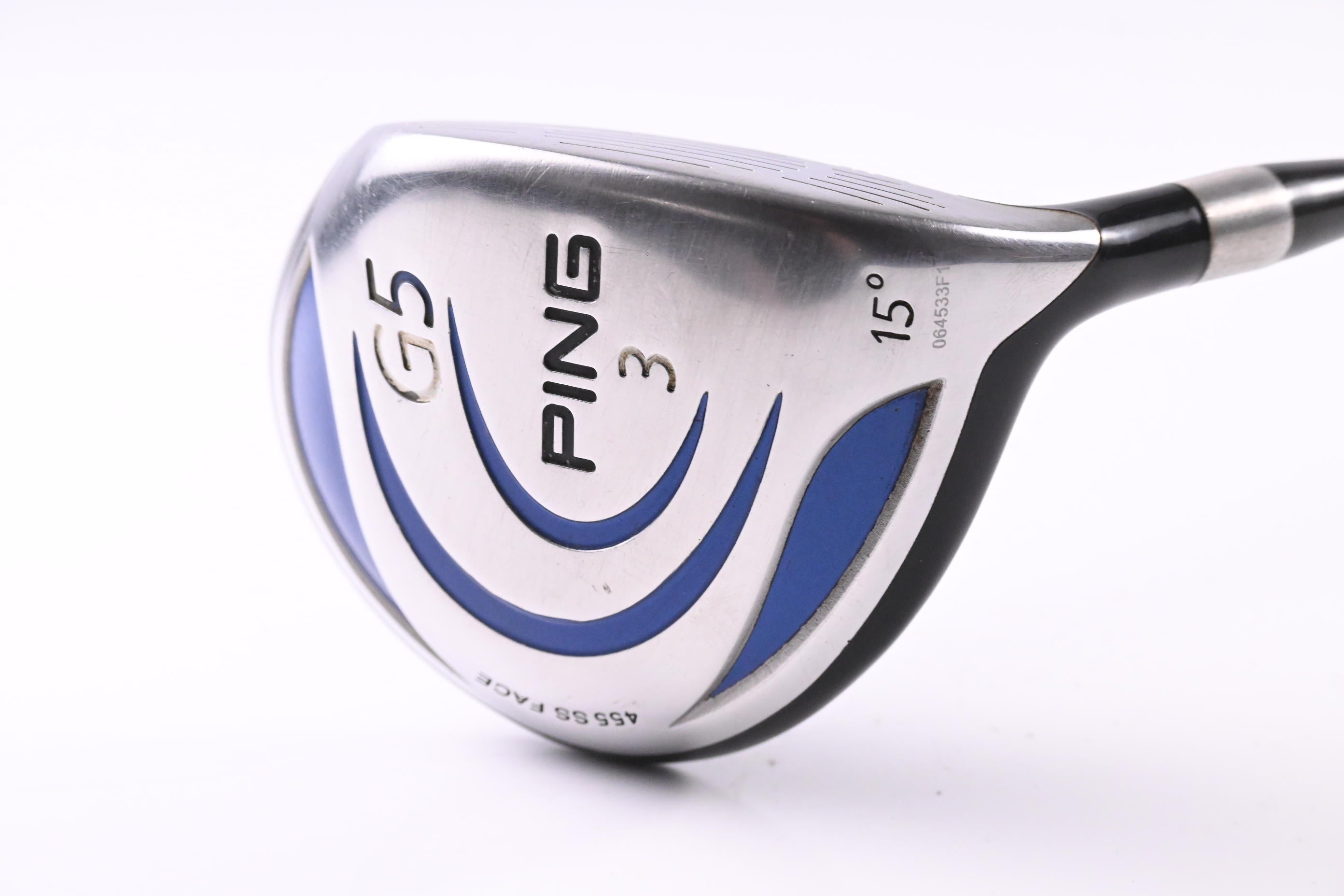 Ping G5 #3 Wood / 15 Degree / Stiff Flex Aldila NV Green 65 Shaft