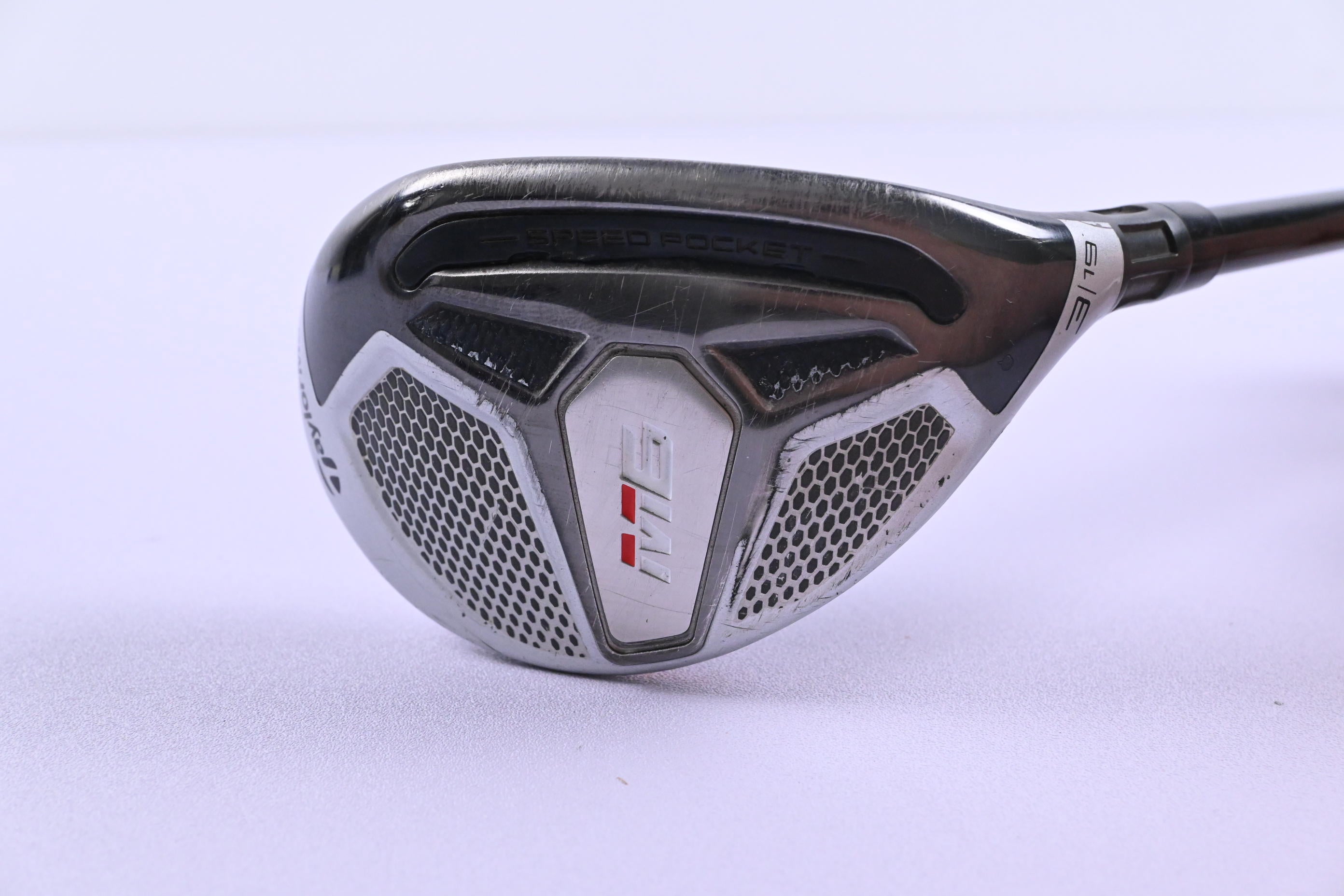 Taylormade M6 #3 Hybrid / 19 Degree / Stiff Flex Fujikura Atmos Orange 7 Shaft