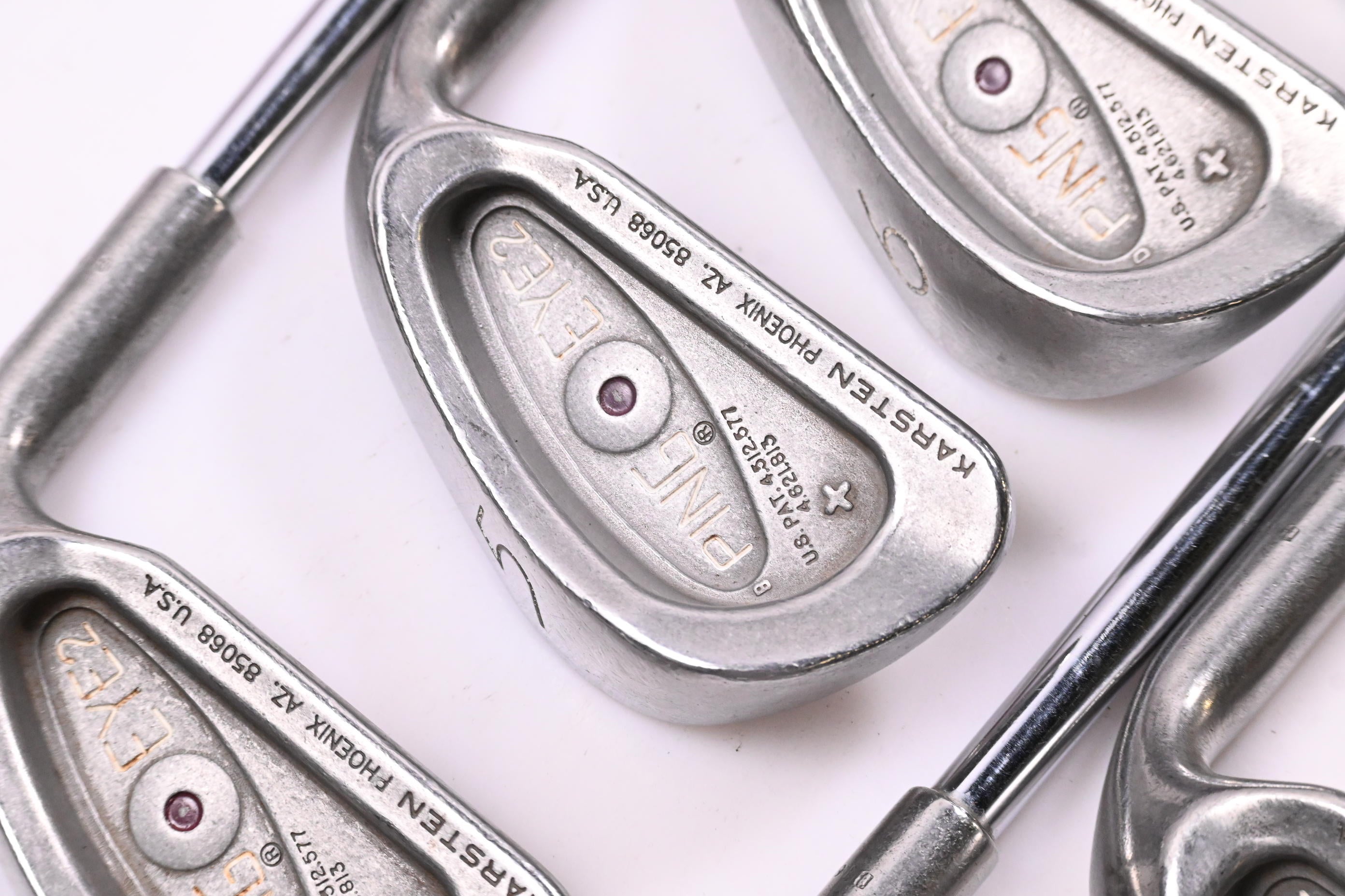 Ping Eye 2+ Irons / 3i+5-PW+SW / Maroon Dot / Stiff Flex Ping JZ / No 4 Iron