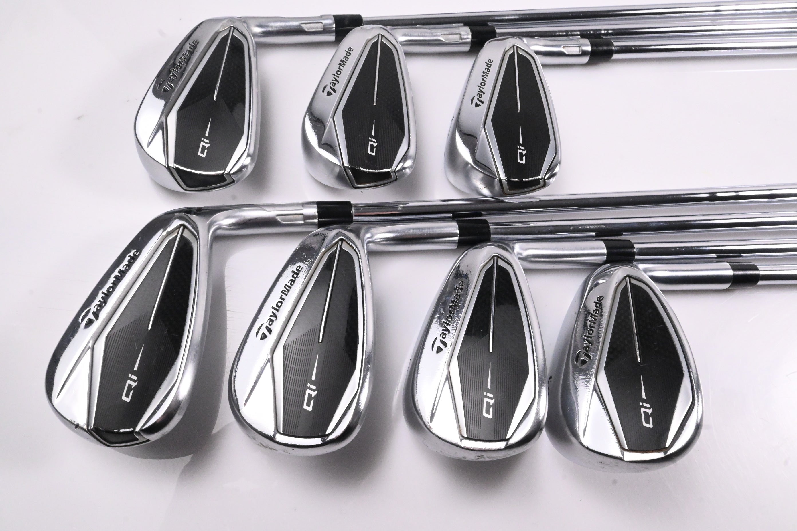 Taylormade Qi Irons / 5-PW+SW / Stiff Flex KBS Max MT 85 Shafts