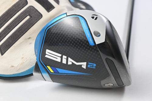 TaylorMade SIM2 Max Driver / 9 Degree / Stiff Flex Hzrdus Smoke Black RDX 70
