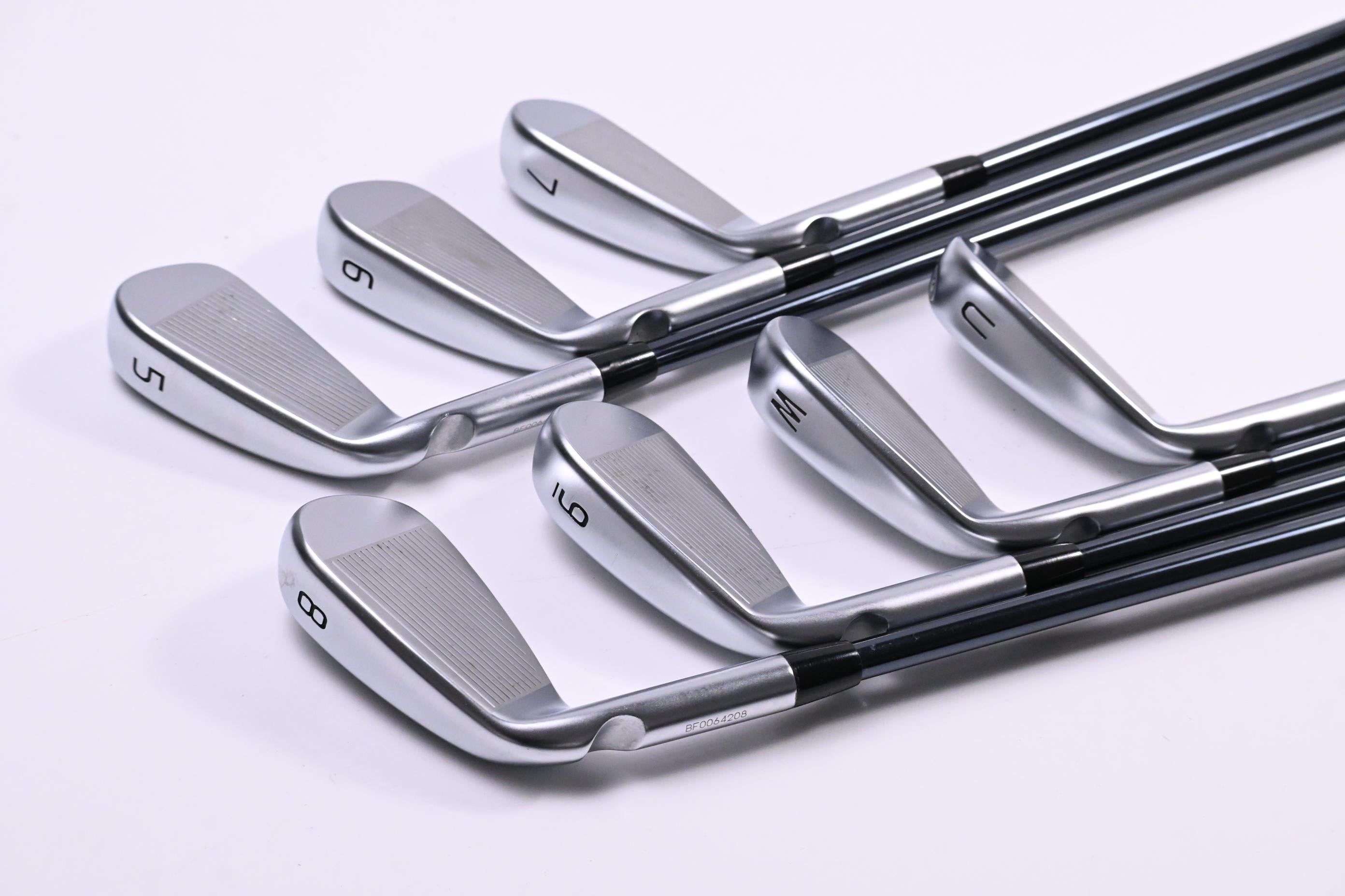 Ping i530 Irons / 5-PW+UW / Blue Dot / Stiff Flex UST Recoil Dart 75 Shafts