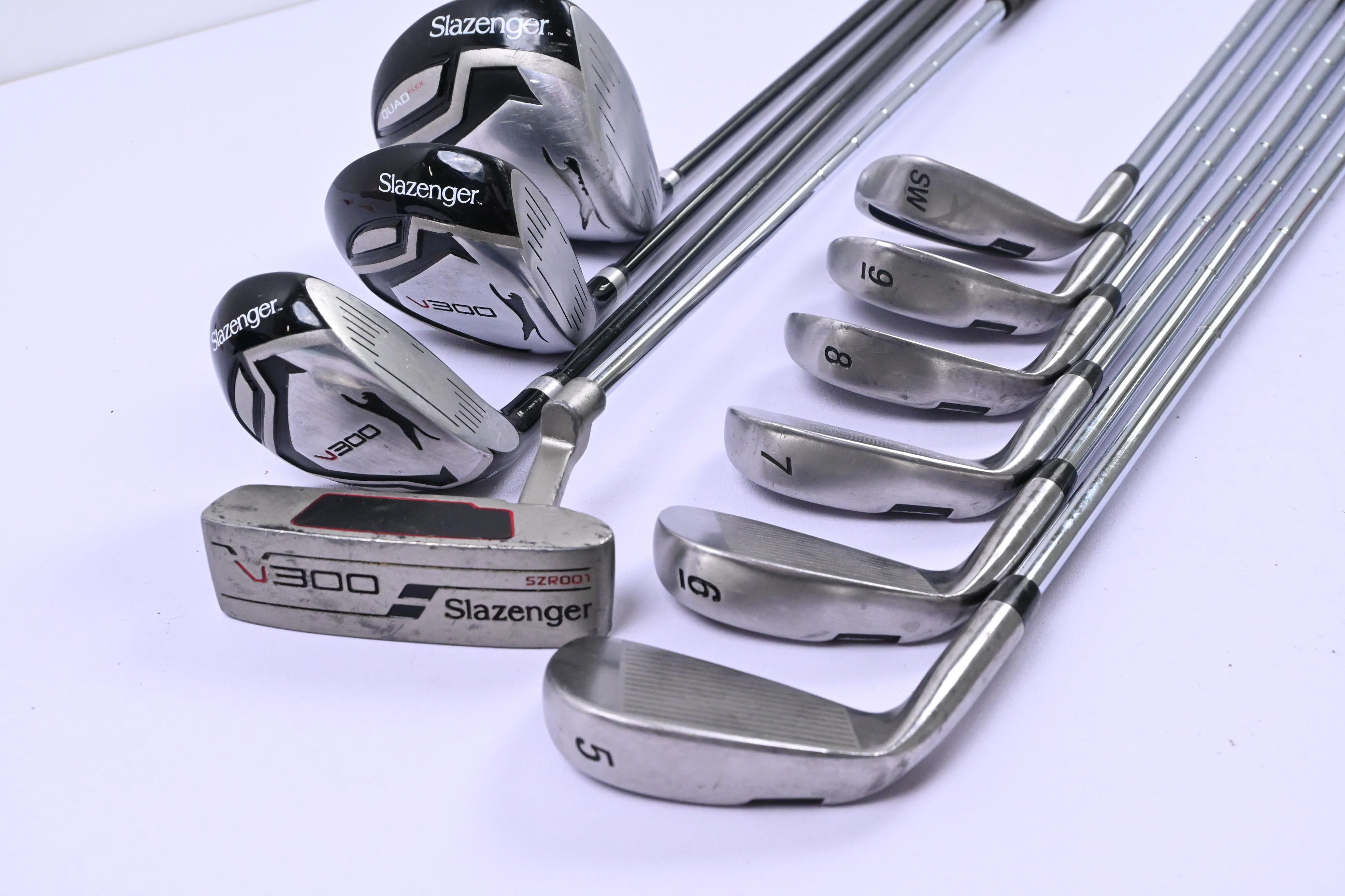 Slazenger V300 Package Set / Woods, Hybrids, Irons & Putter