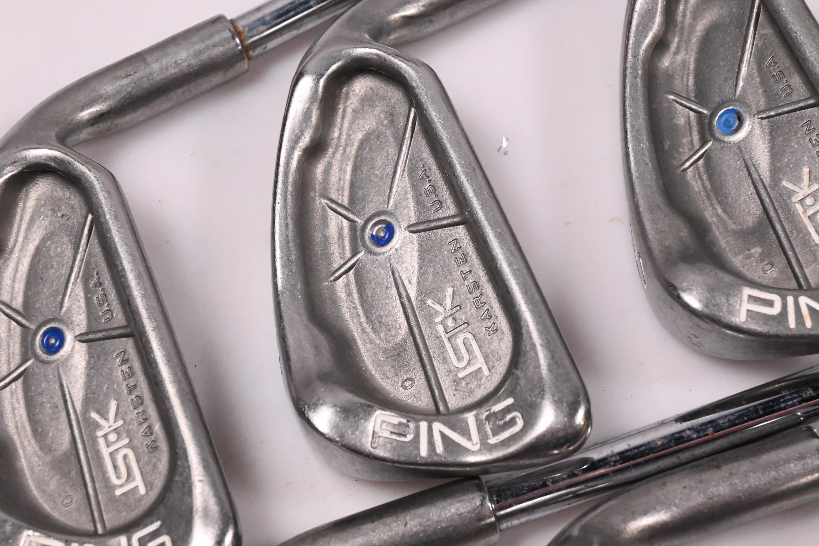 Ping ISI-K Irons / 4-PW+SW / Blue Dot / Stiff Flex Ping JZ Shafts
