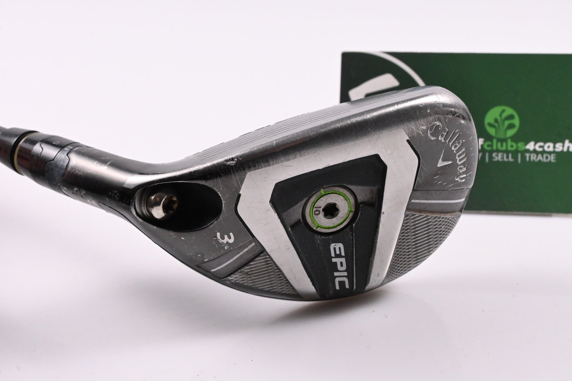 Left Hand Callaway Epic #3 Hybrid / 20 Degree / Stiff Flex Aldila NV RIP'd 80 Shaft