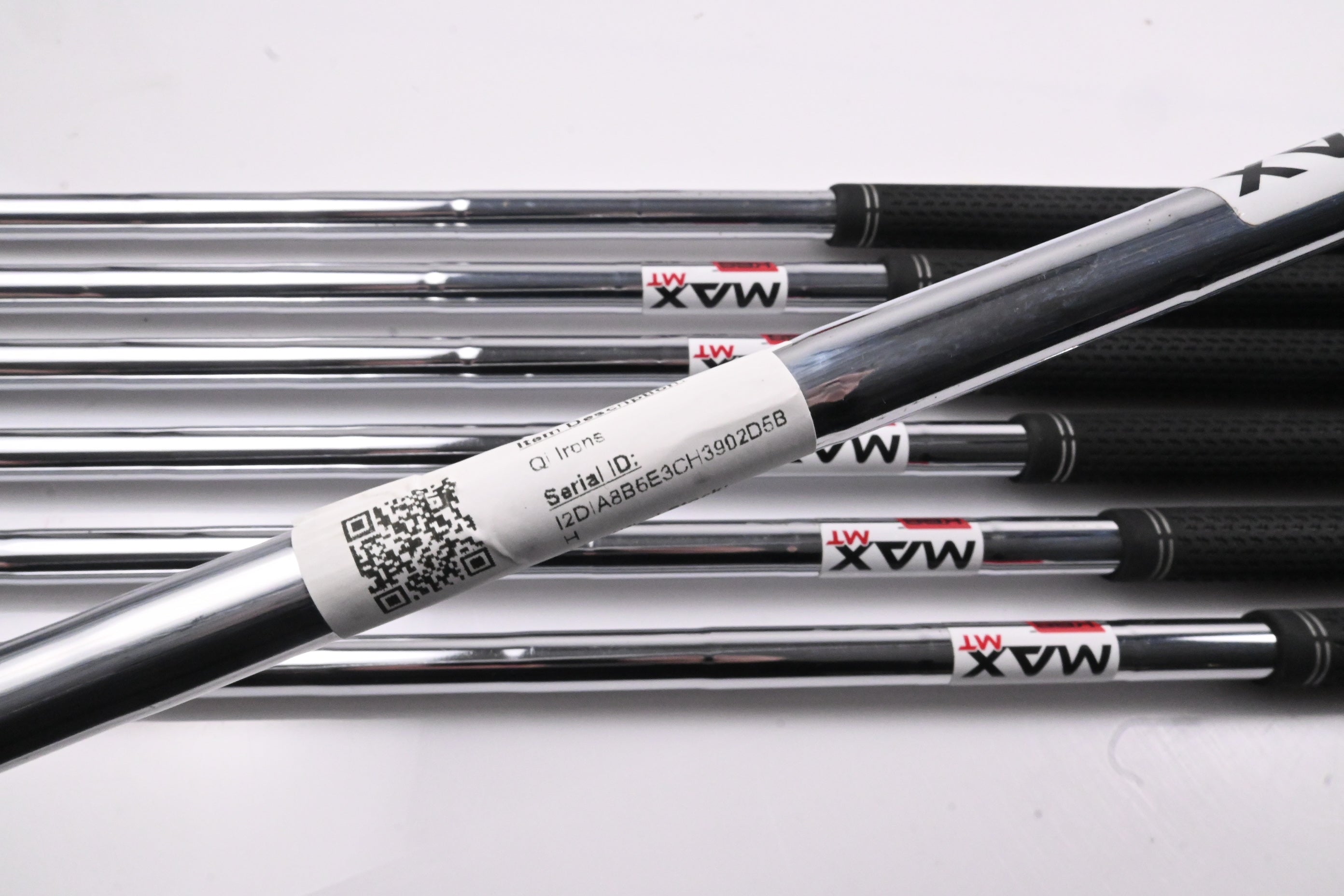 Taylormade Qi Irons / 5-PW+SW / Stiff Flex KBS Max MT 85 Shafts
