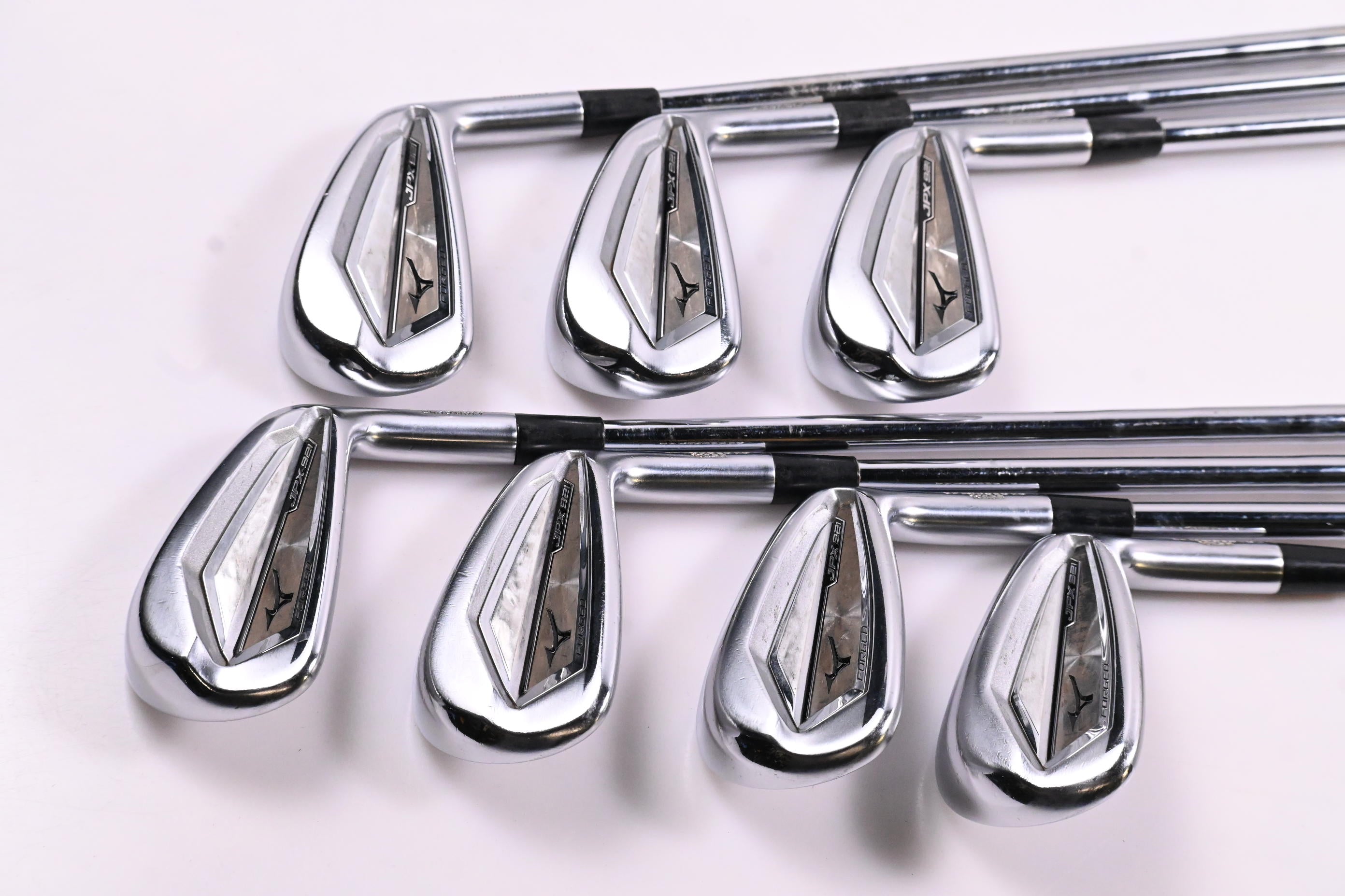 Mizuno JPX 921 Forged Irons / 4-PW / Stiff Flex KBS $-Taper 120 Shafts