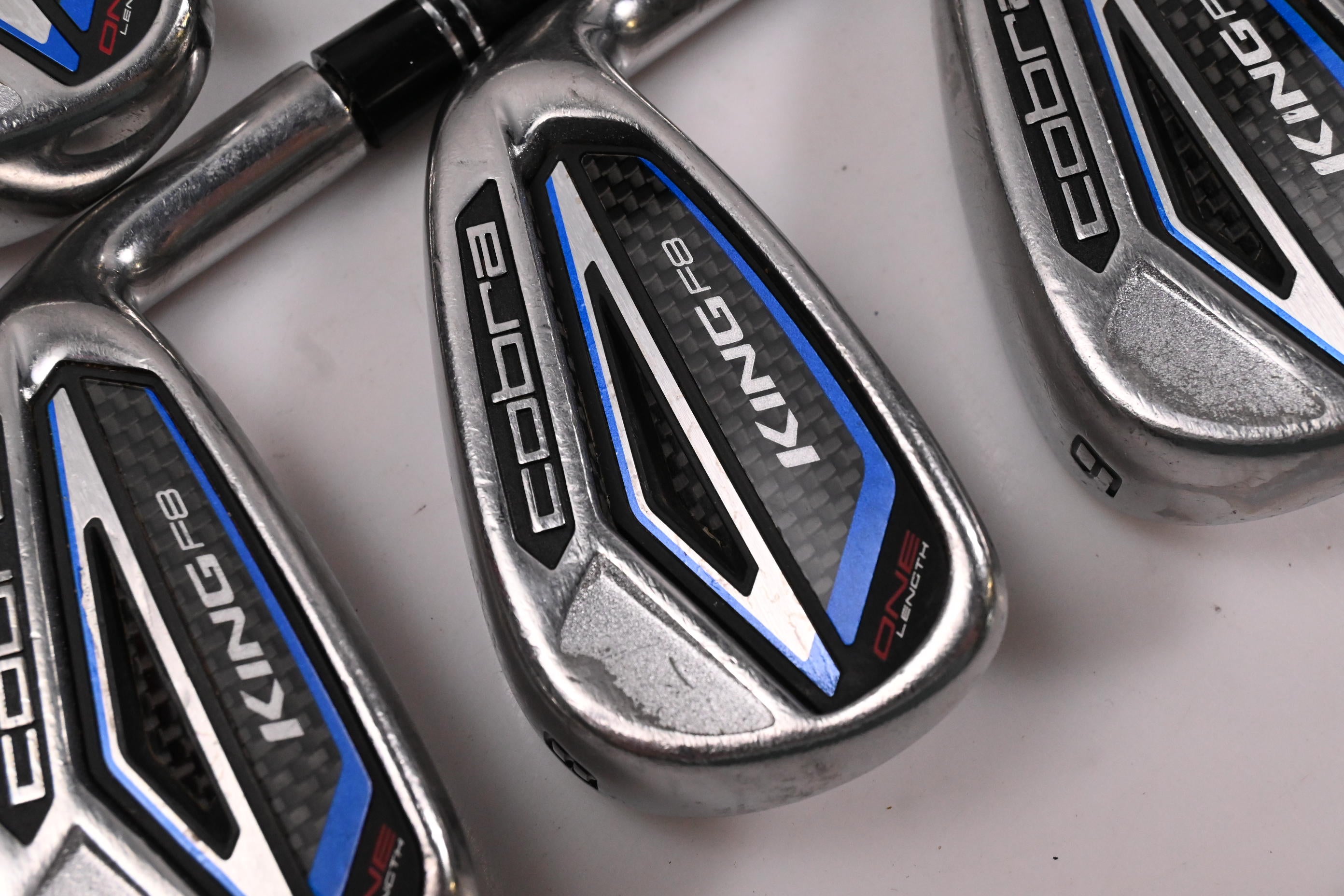 Cobra King F8 Irons / 5-9I / Lite Flex Cobra Super Lite 55 Shafts