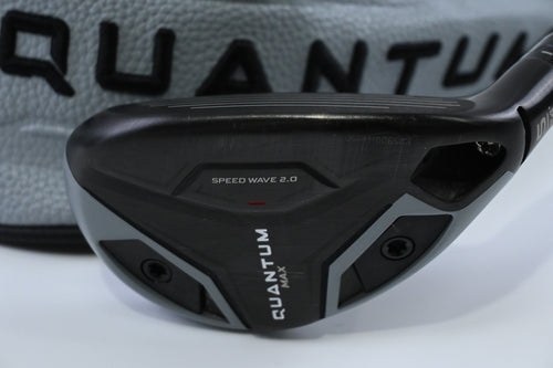 Callaway Quantum Max #5 Hybrid / 24 Degree / Regular Flex Denali Frost Silver 60