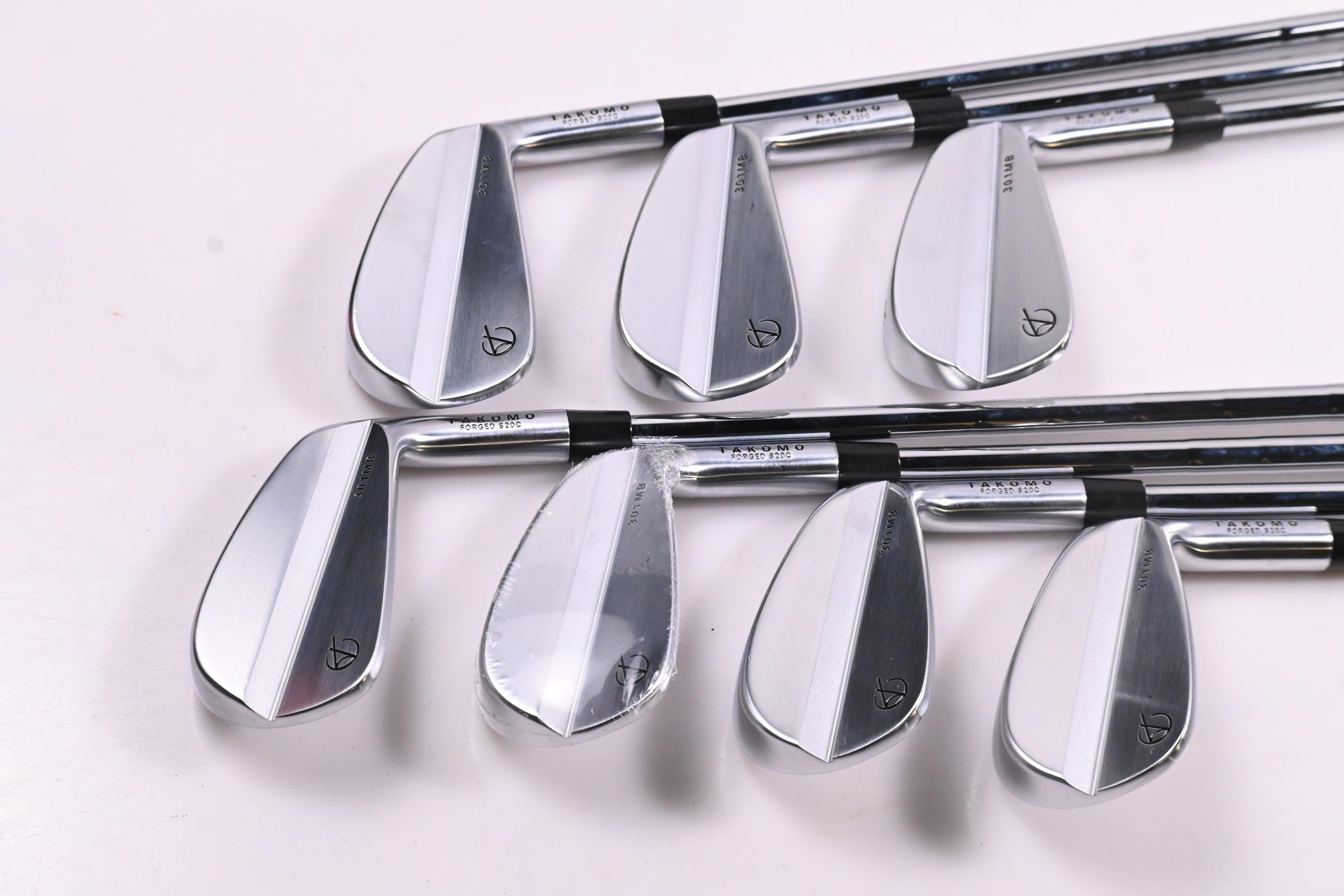 Takomo 301 Irons / 4-PW / X-Flex KBS Tour 130 Steel Shafts