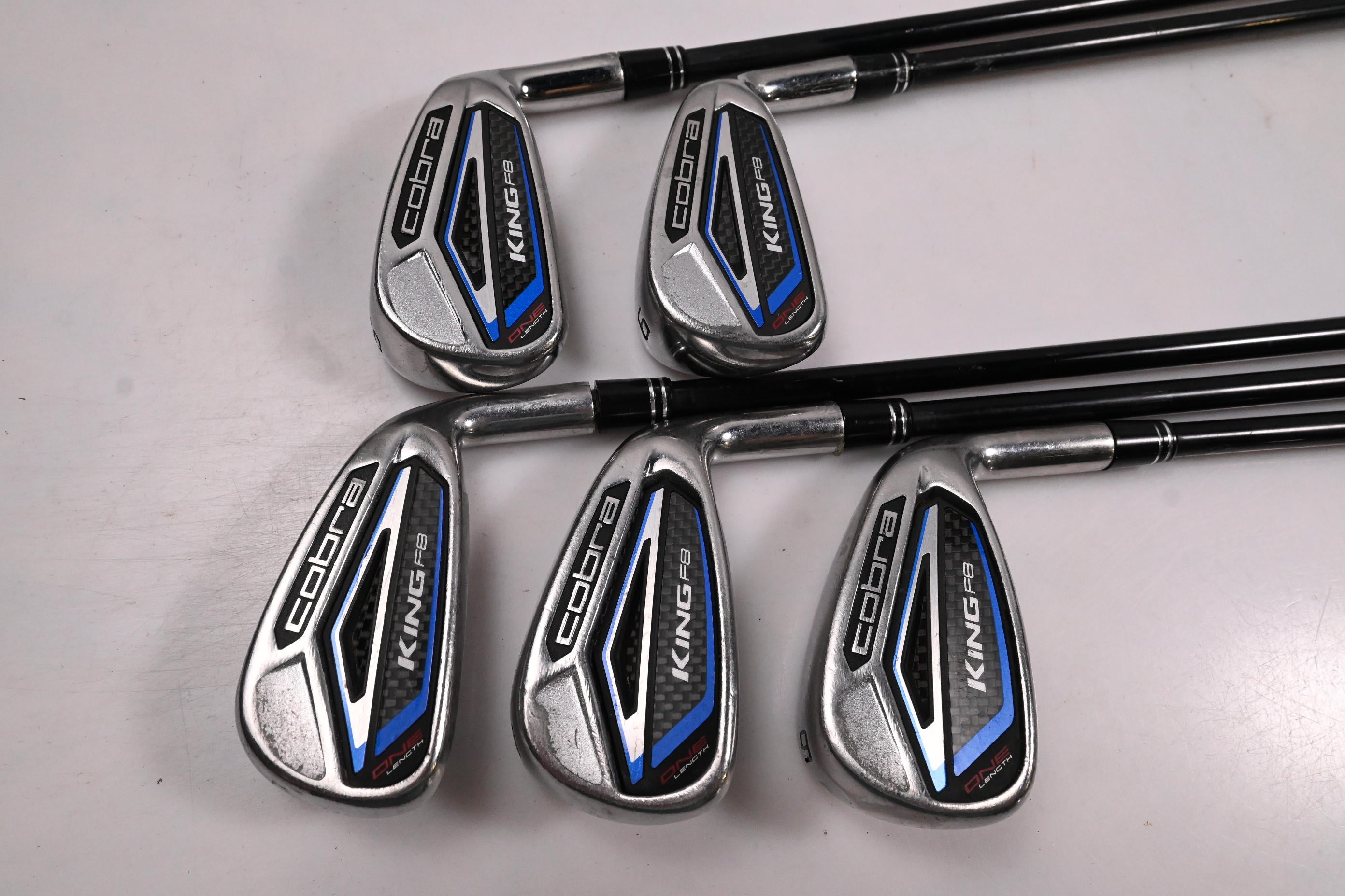 Cobra King F8 Irons / 5-9I / Lite Flex Cobra Super Lite 55 Shafts