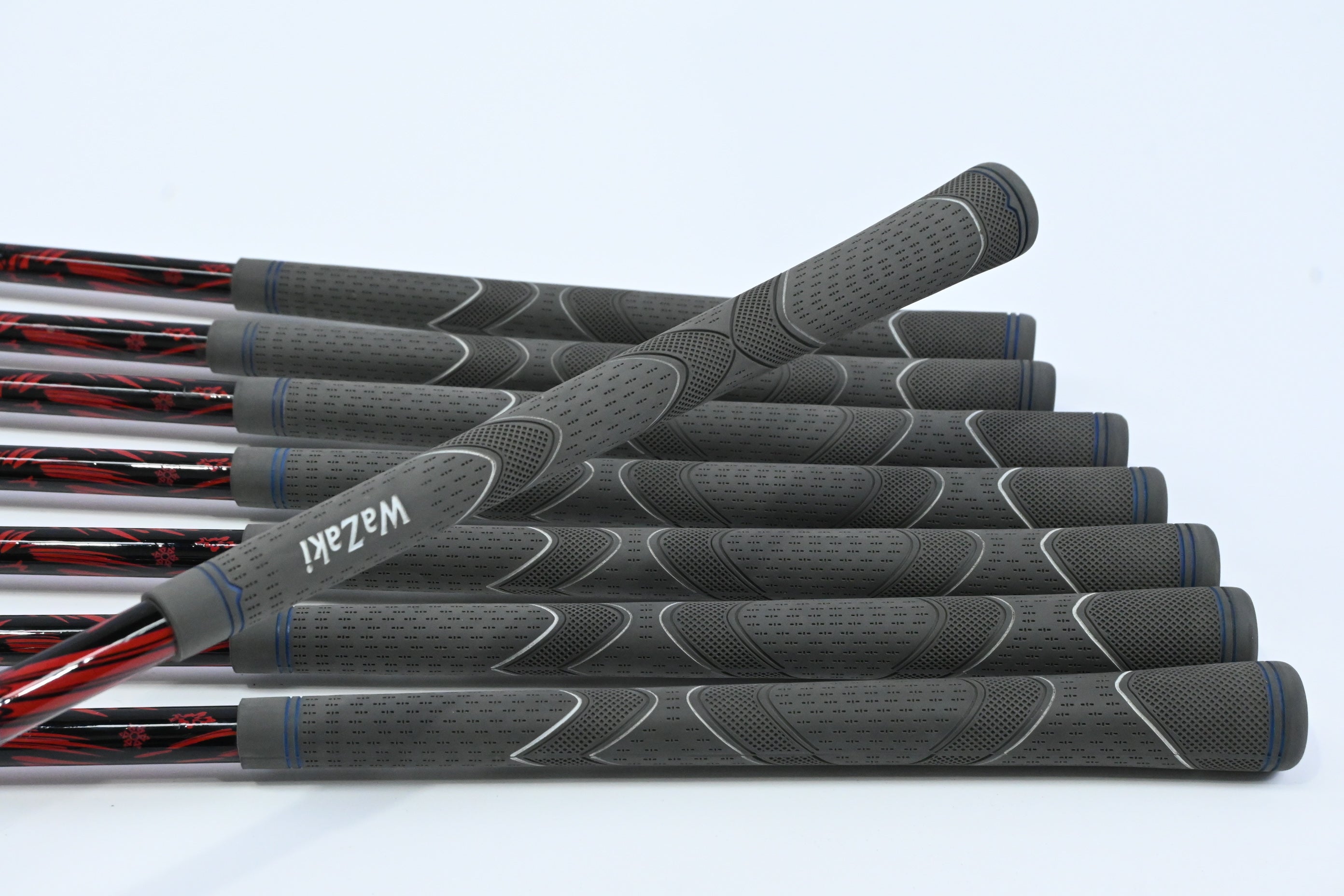 WazAki Hybrid Irons / 4-PW+SW / Regular Flex Bushikadna MWMF Shafts