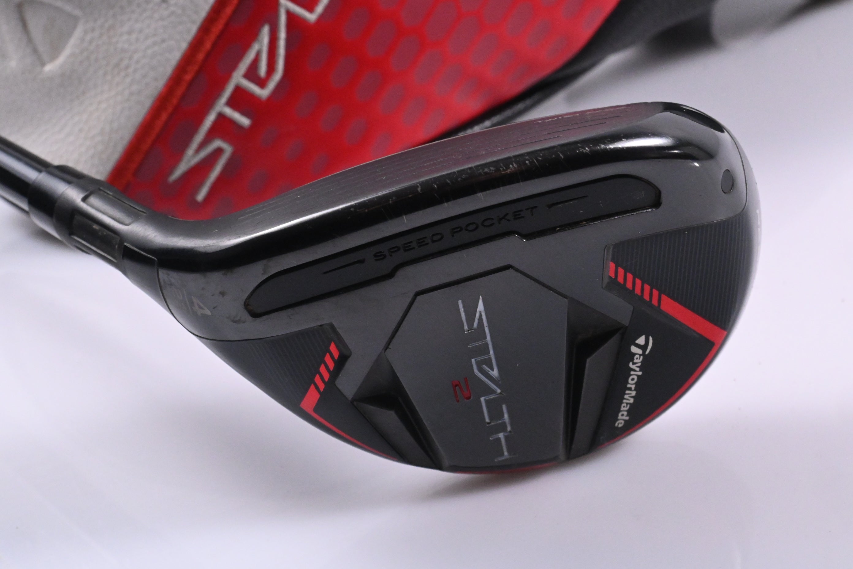 Left Hand Taylormade Stealth 2 #4 Hybrid / 22 Degree / Regular Flex Ventus TR