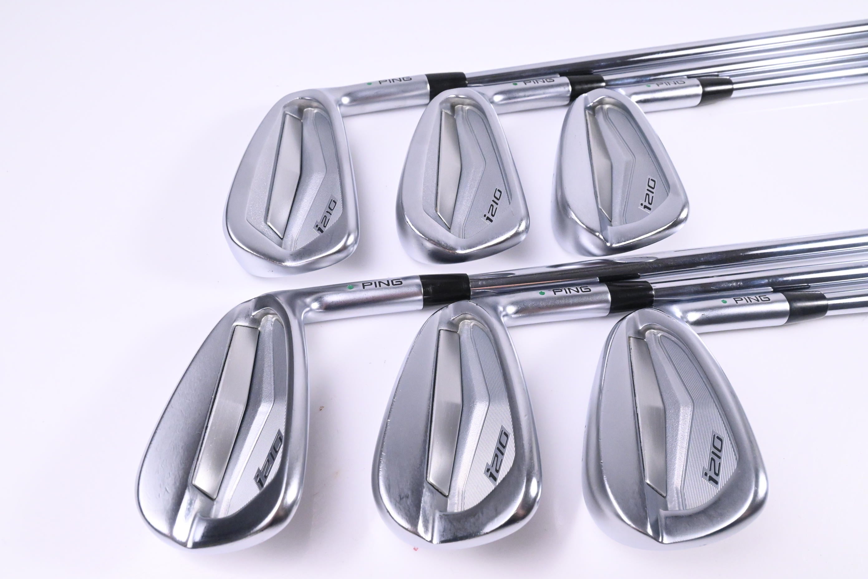 Ping i210 Irons / 5-PW / Green Dot / Regular Flex Dynamic Gold 105 R300 Shafts