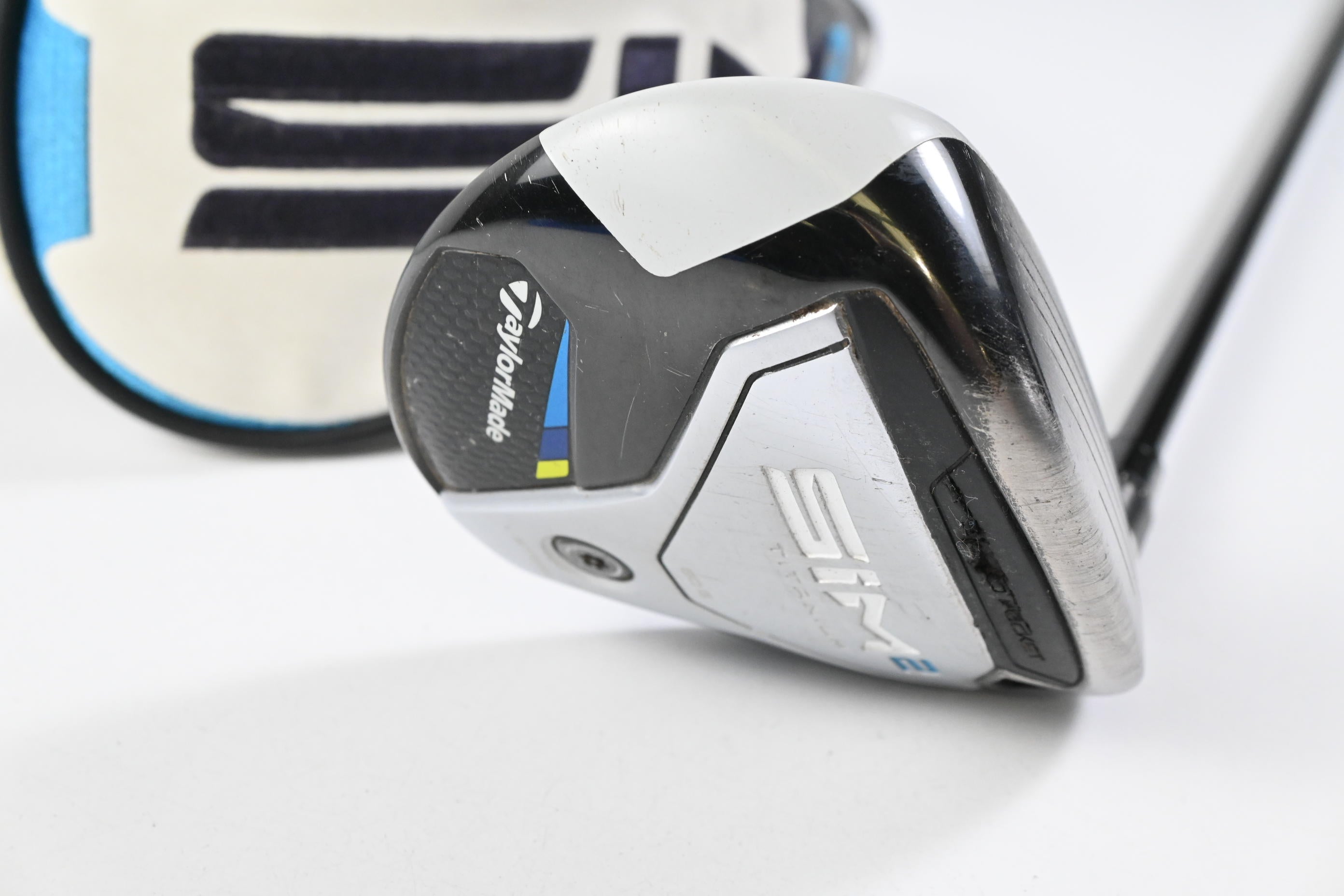 Taylormade SIM2 Ti #3 Wood / 15 Degree / Stiff Flex Hzrdus Smoke Red RDX 75