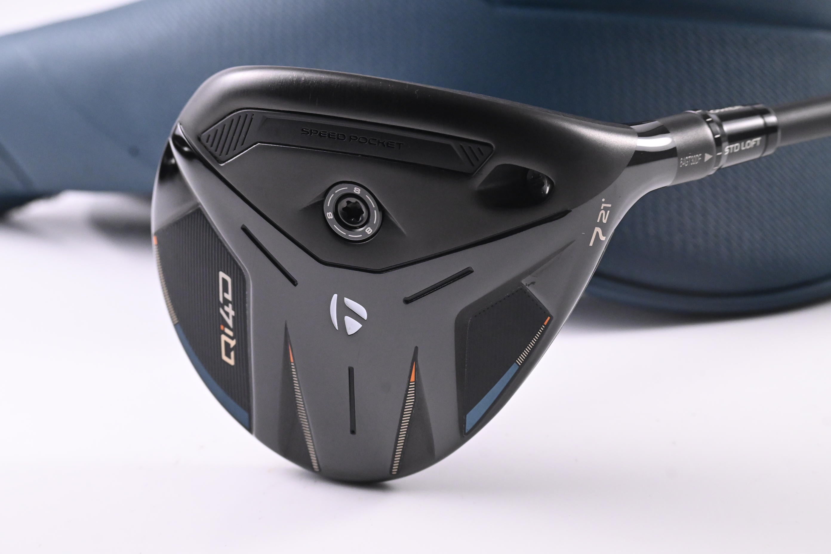 Taylormade Qi4D #7 Wood / 21 Degree / Stiff Flex Tensei 1K Black 75 Shaft