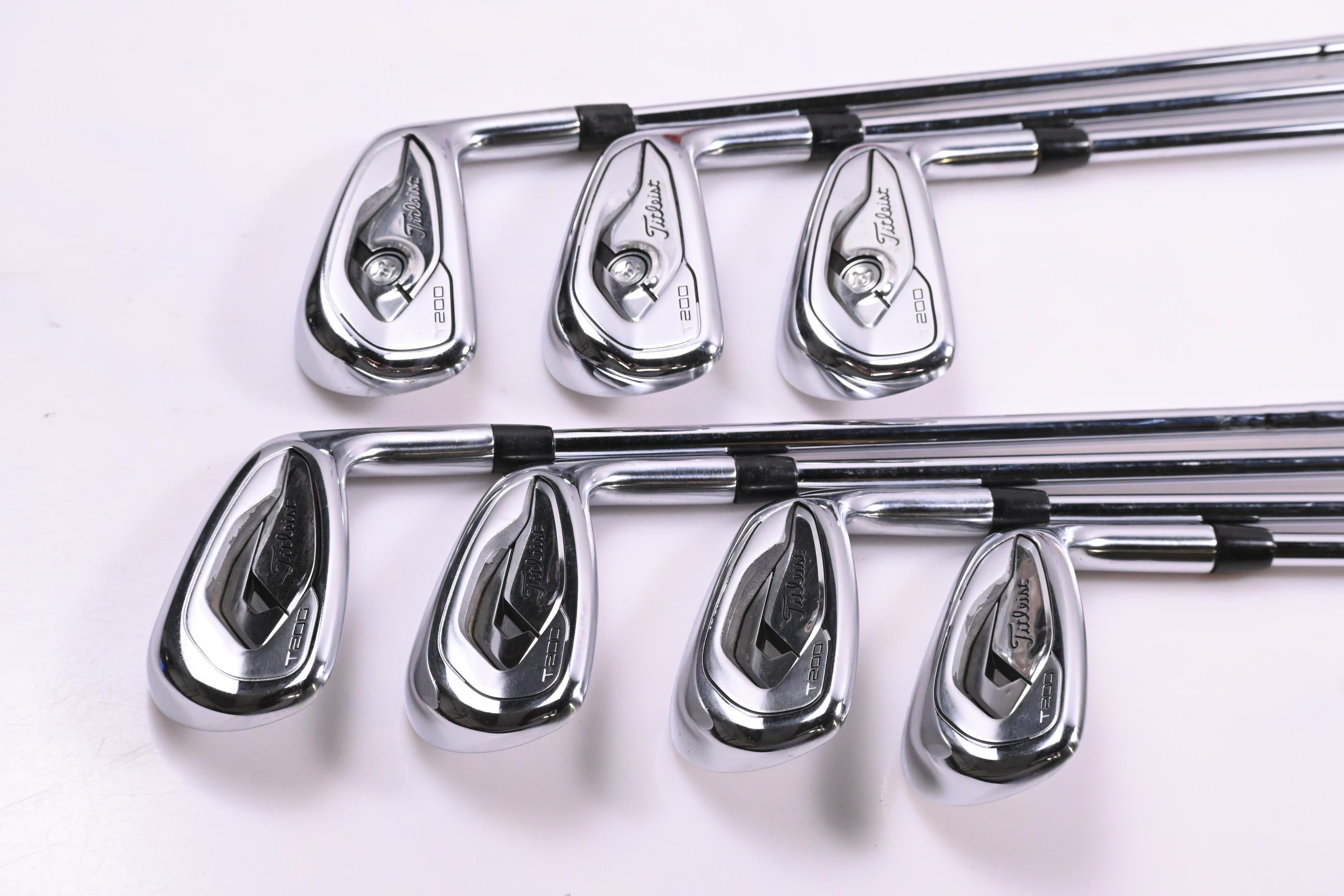 Titleist T200 2019 Irons / 5-PW+48 / Stiff Flex AMT Black S300 Shafts