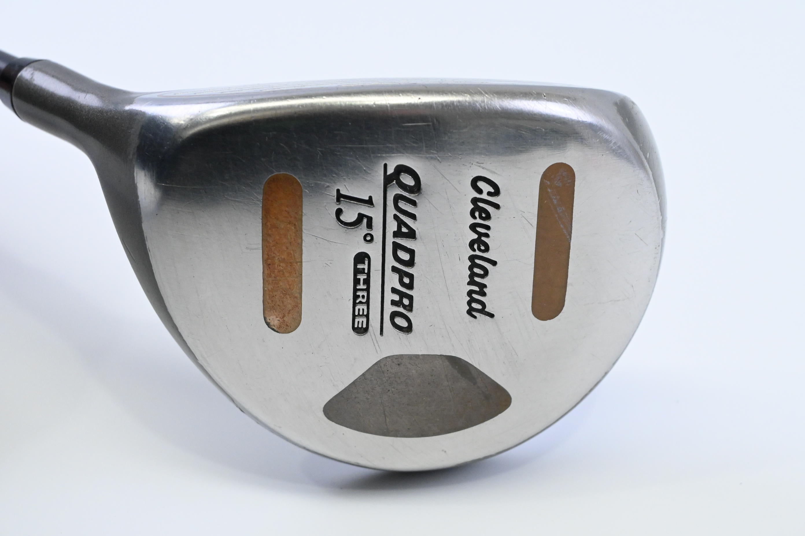 Left Hand Cleveland Quad Pro #3 Wood / 15 Degree / Regular Flex Graphite Shaft