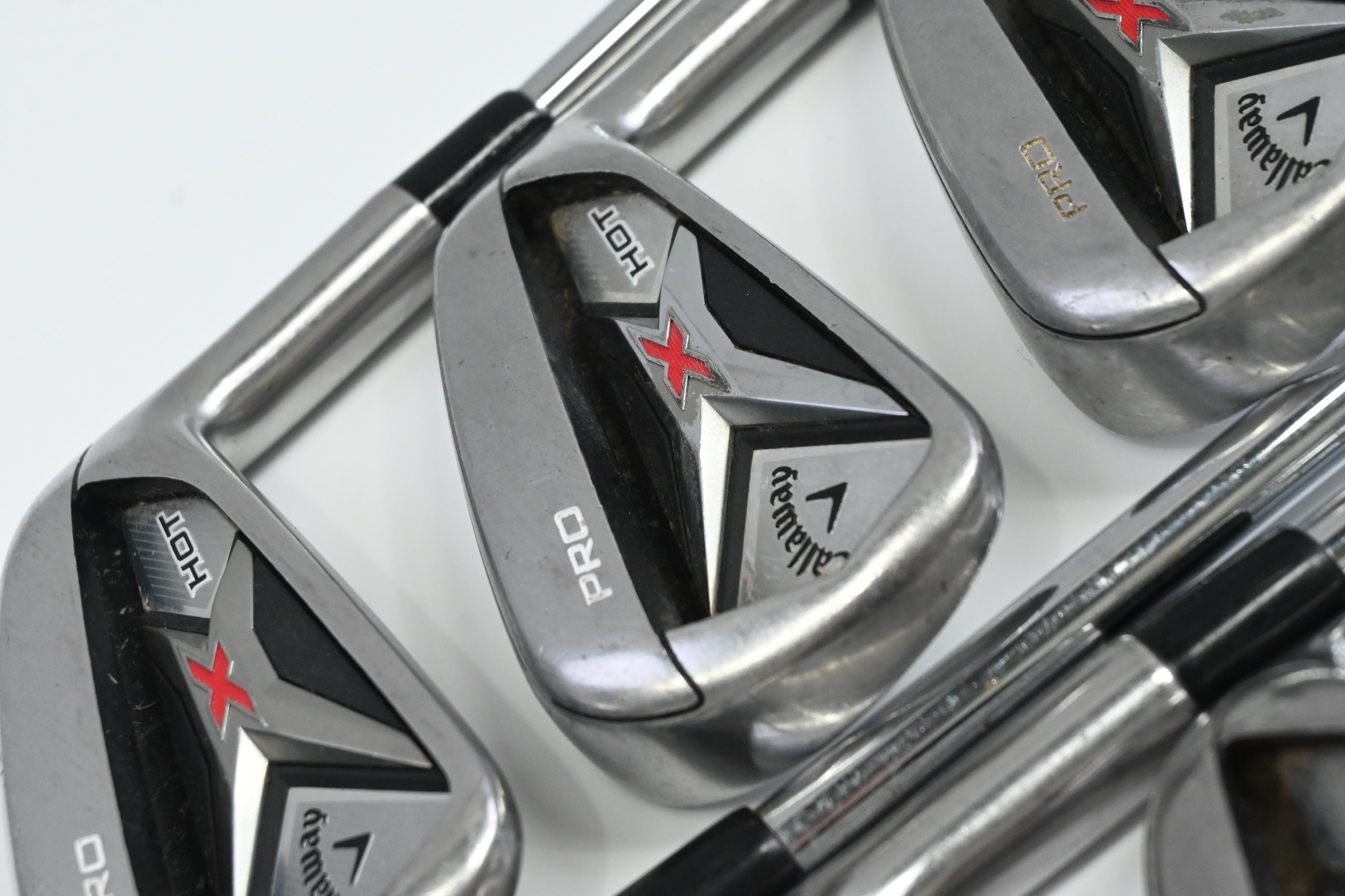 Callaway X Hot Pro Irons / 5-PW+AW / Regular Plus Flex Project X Rifle Shafts